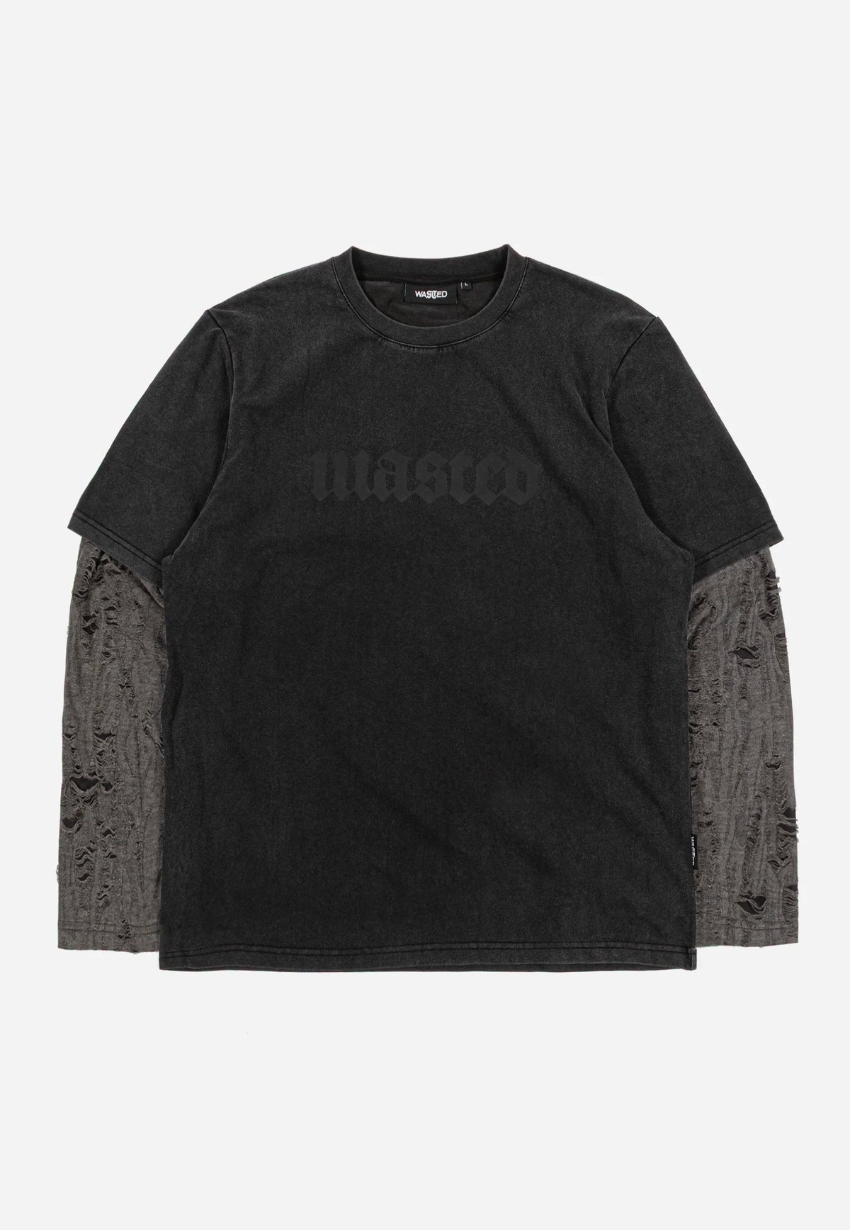 Wasted Paris Skive T-Age Black/Charcoal Longsleeve | Men-Image