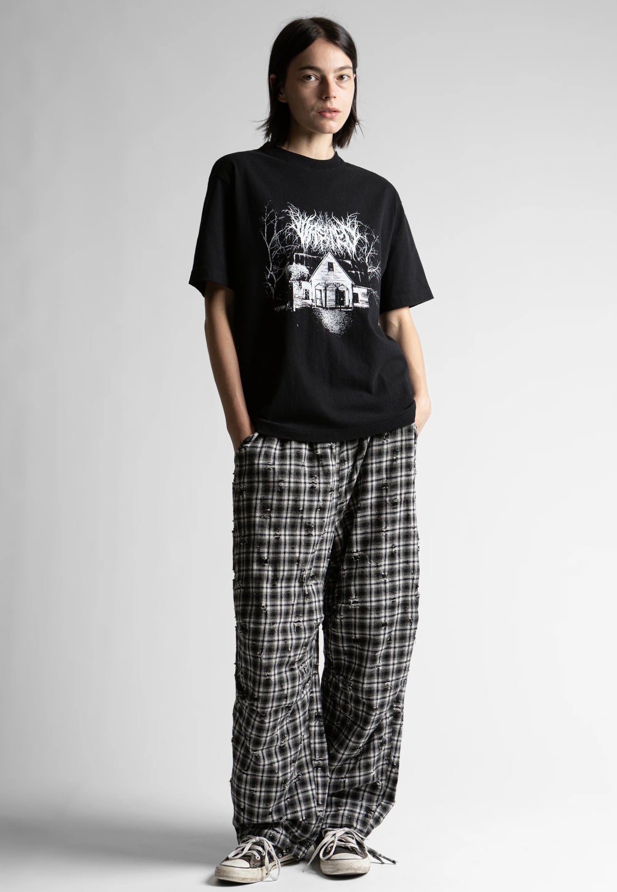 Wasted Paris Haunted Black T-Shirt | Women-Image