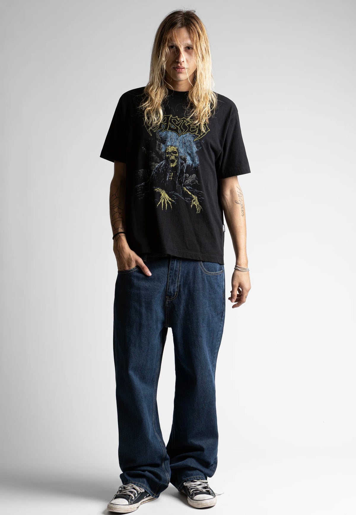 Wasted Paris Tomb Black T-Shirt | Men-Image