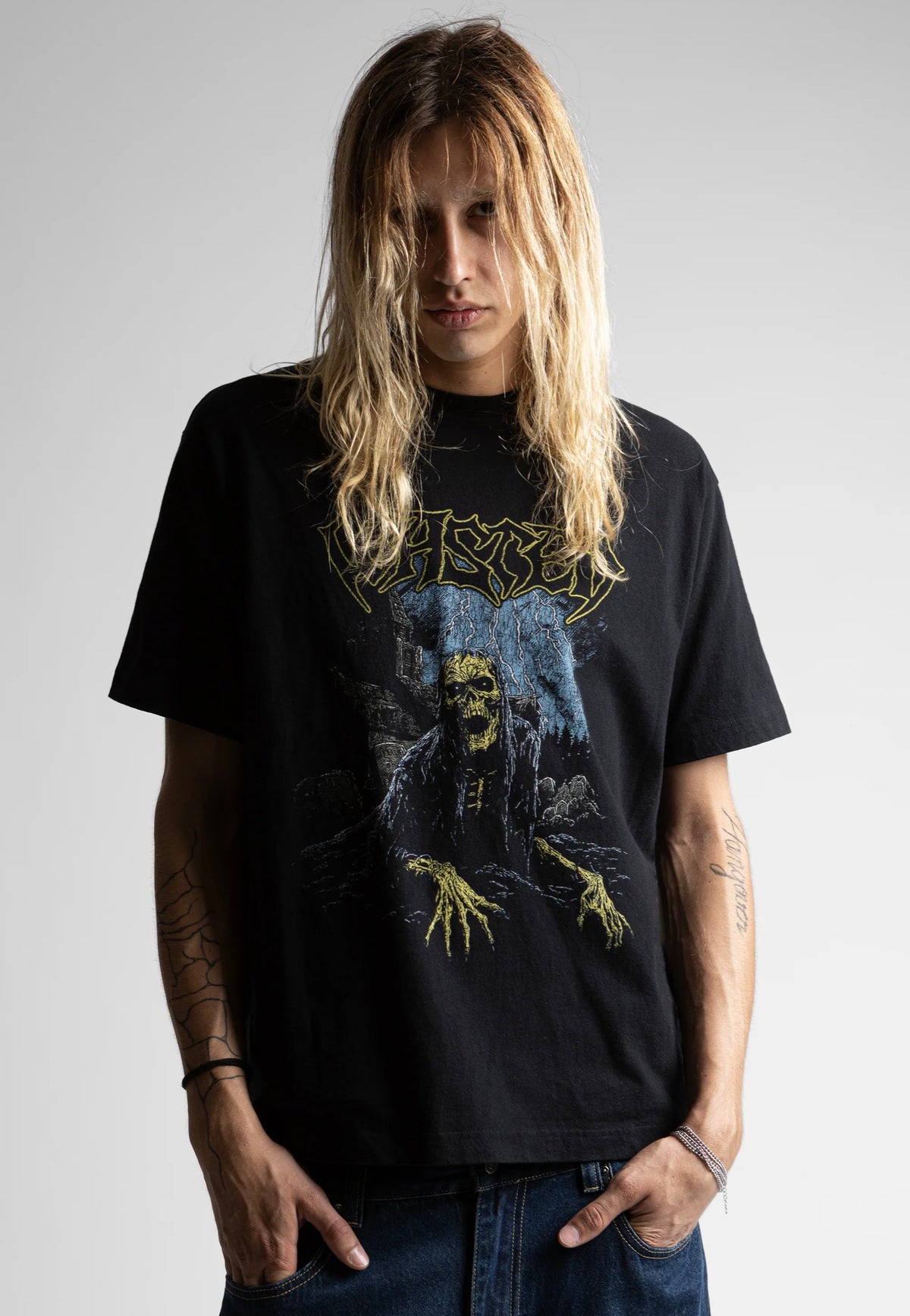 Wasted Paris Tomb Black T-Shirt | Men-Image