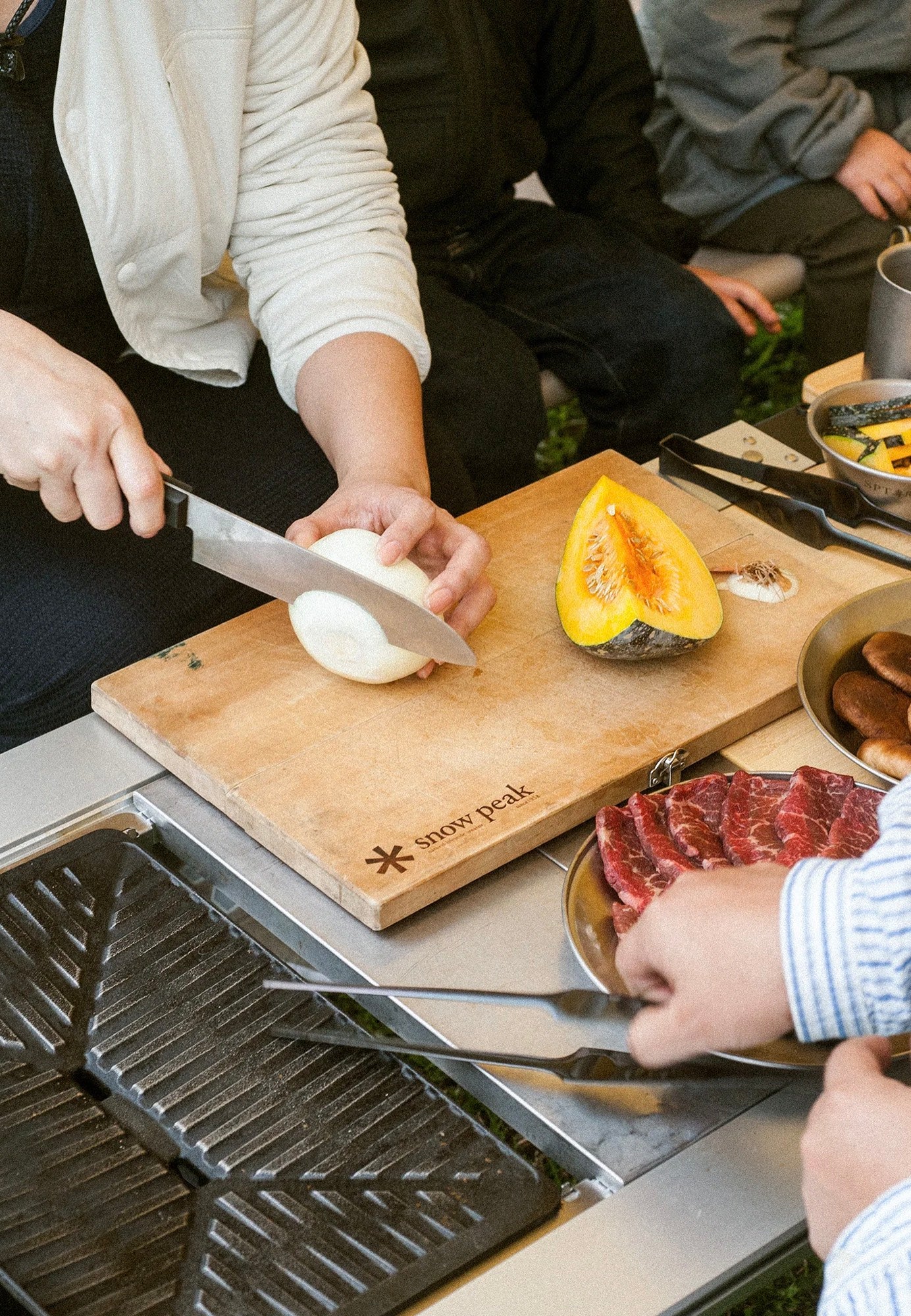 Snow Peak - Chopping L - Board Set | Neutral-Image