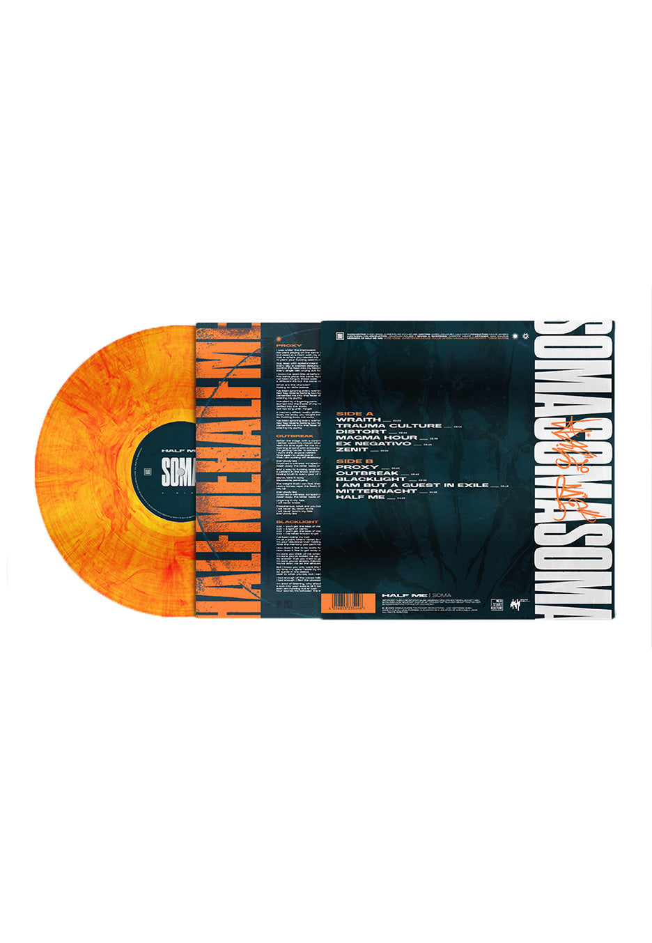 Half Me - SOMA Ltd. Orange - Marbled Vinyl | Neutral-Image