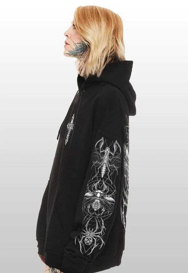 Stay Cold Apparel - Dragonfly Black - Hoodie | Women-Image