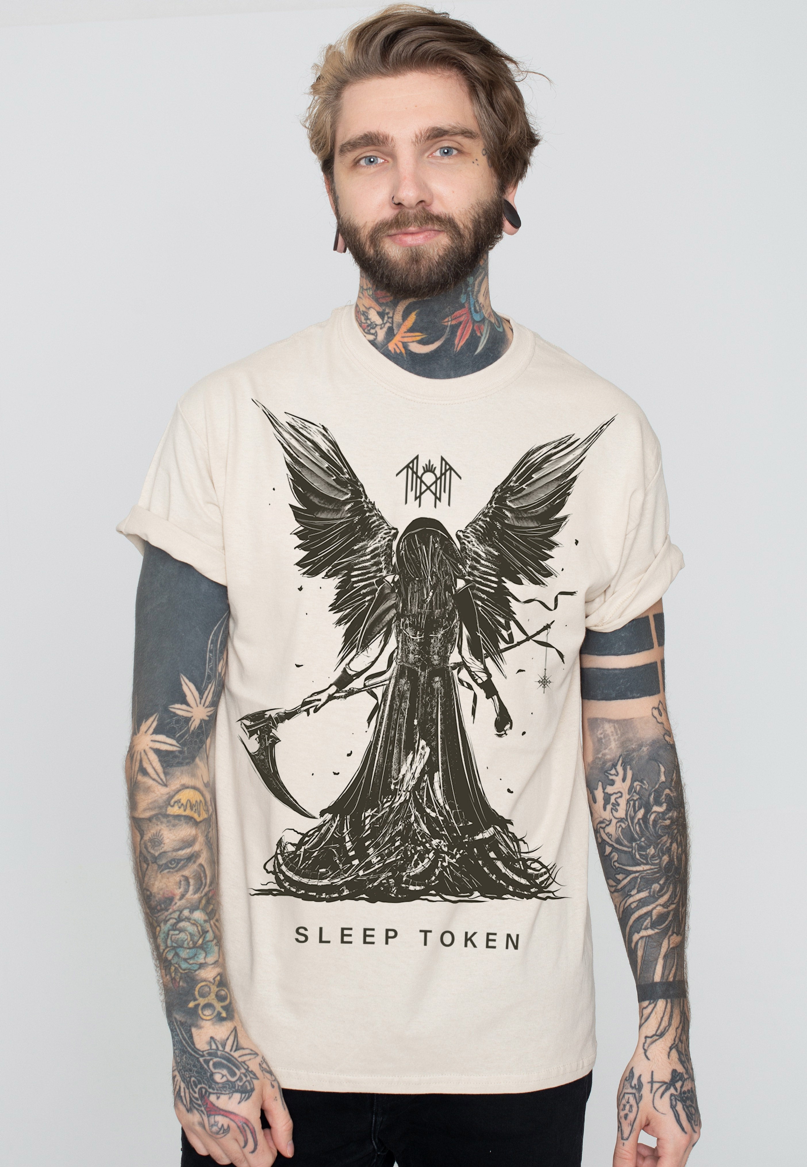 Sleep Token - Reaper Angel Natural - T-Shirt | Men-Image