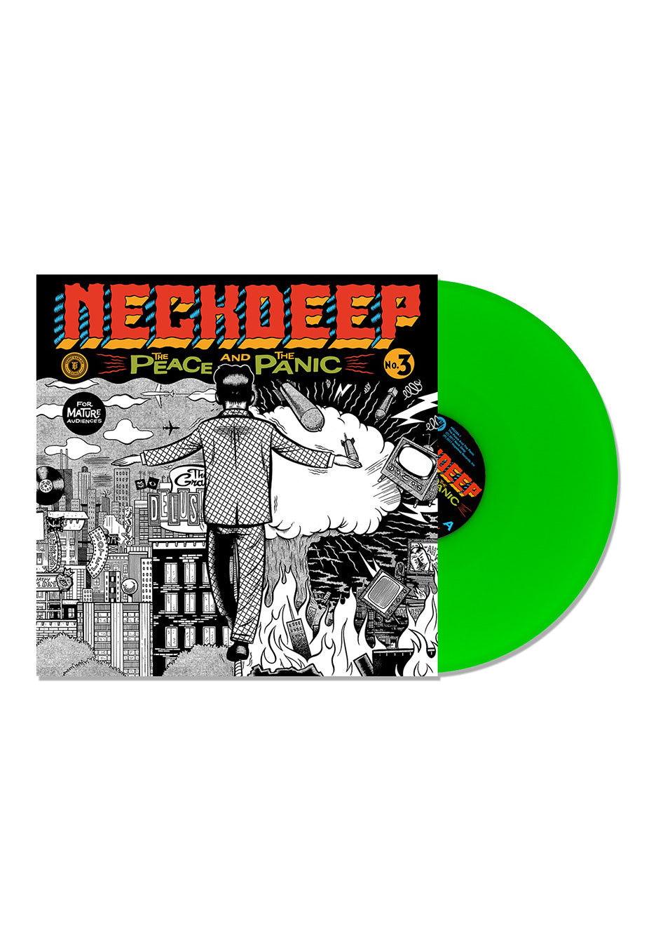Neck Deep - The Peace And The Panic Neon Green - Colored Vinyl | Impericon
