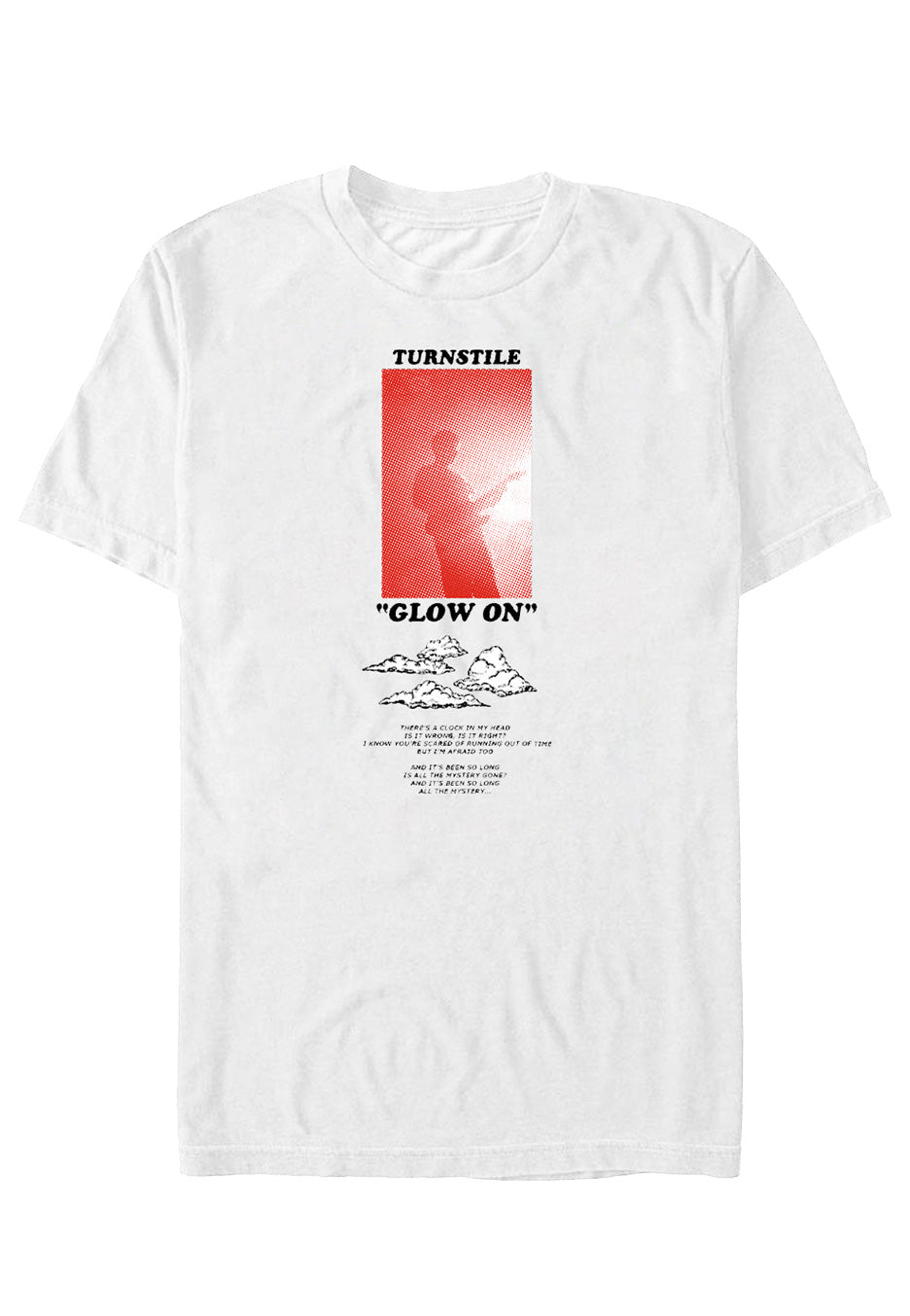 Turnstile Pat Glow On White - T-Shirt | Impericon