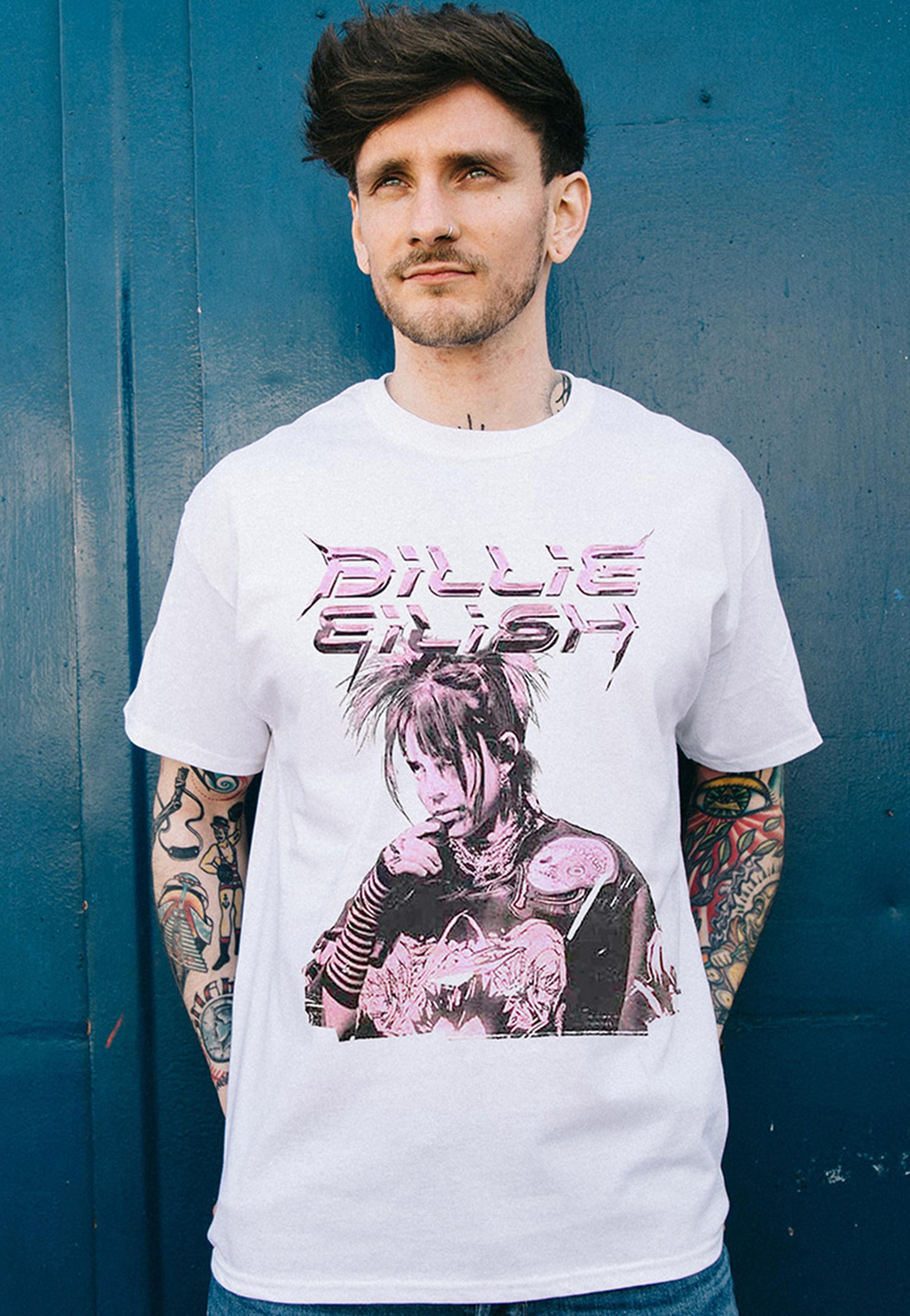 Billie Eilish - Purple Illustration - T-Shirt | Impericon