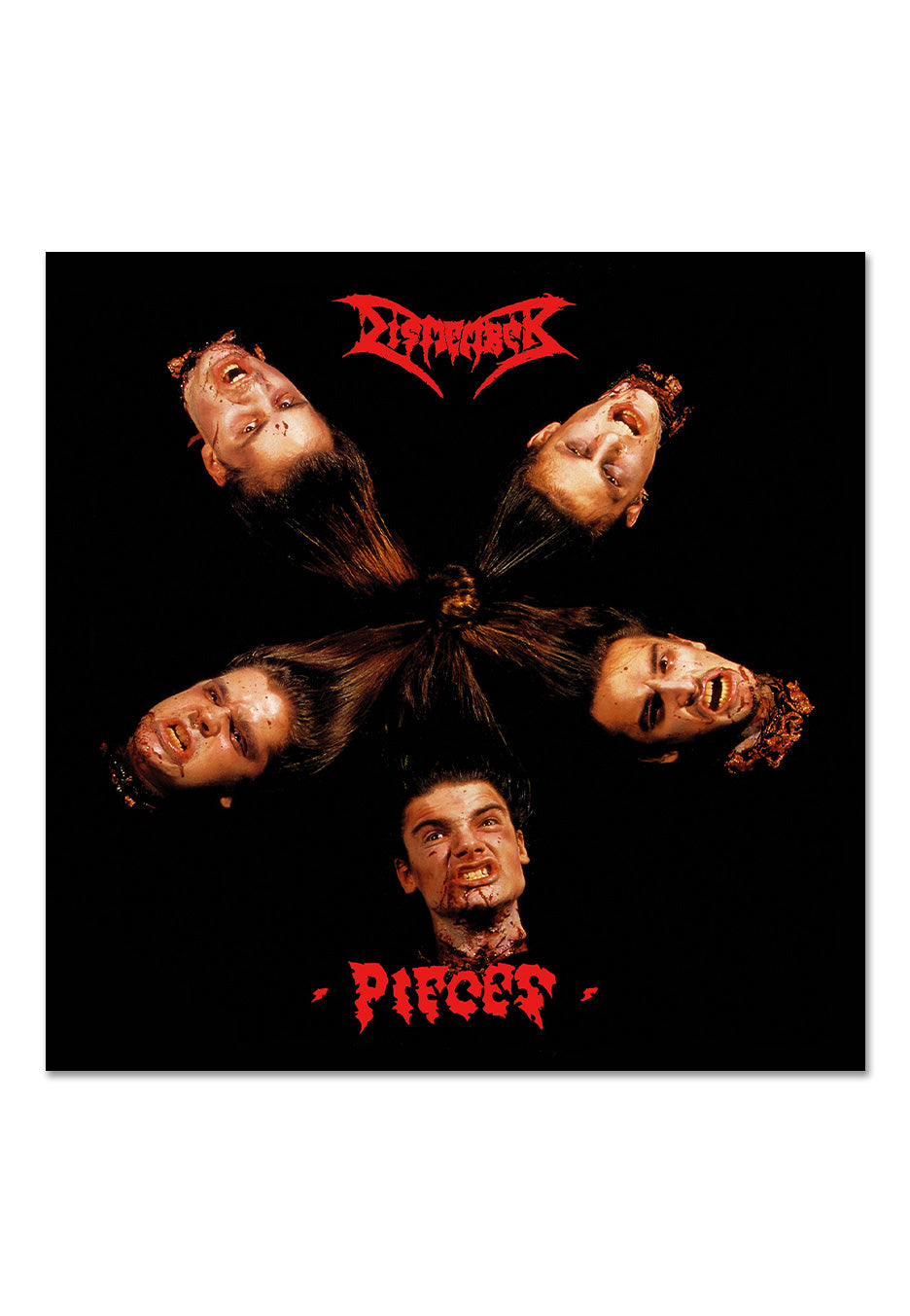 Dismember - Pieces Ltd. Red/Black Half/Half - Colored Vinyl | Neutral-Image