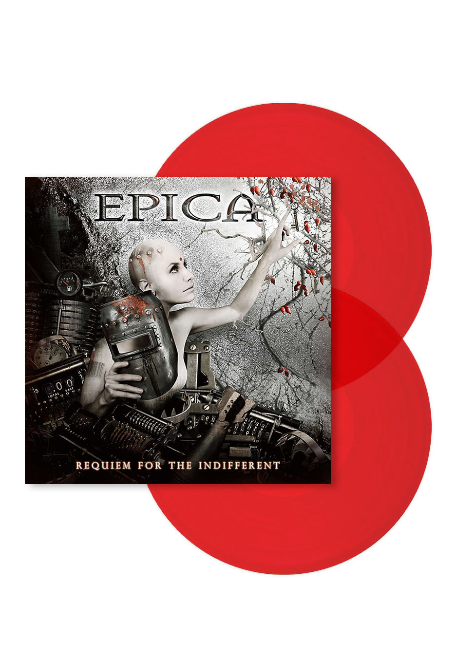 Epica - Requiem For The Indifferent Ltd. Transparent Red - Colored 2 Vinyl | Neutral-Image