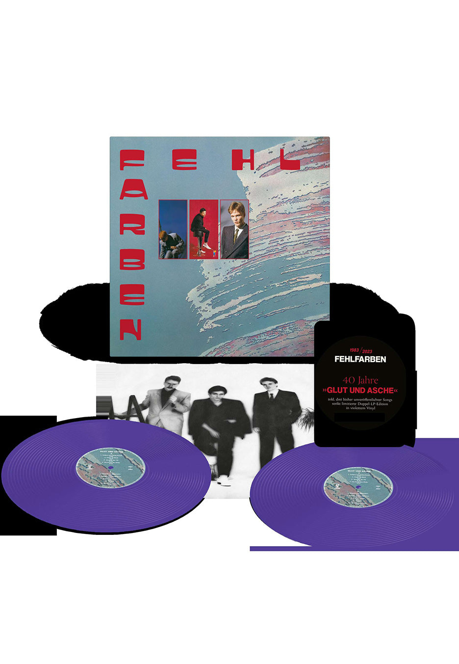 Fehlfarben - Glut und Asche 40th Anniversary Purple - Colored 2 Vinyl | Neutral-Image
