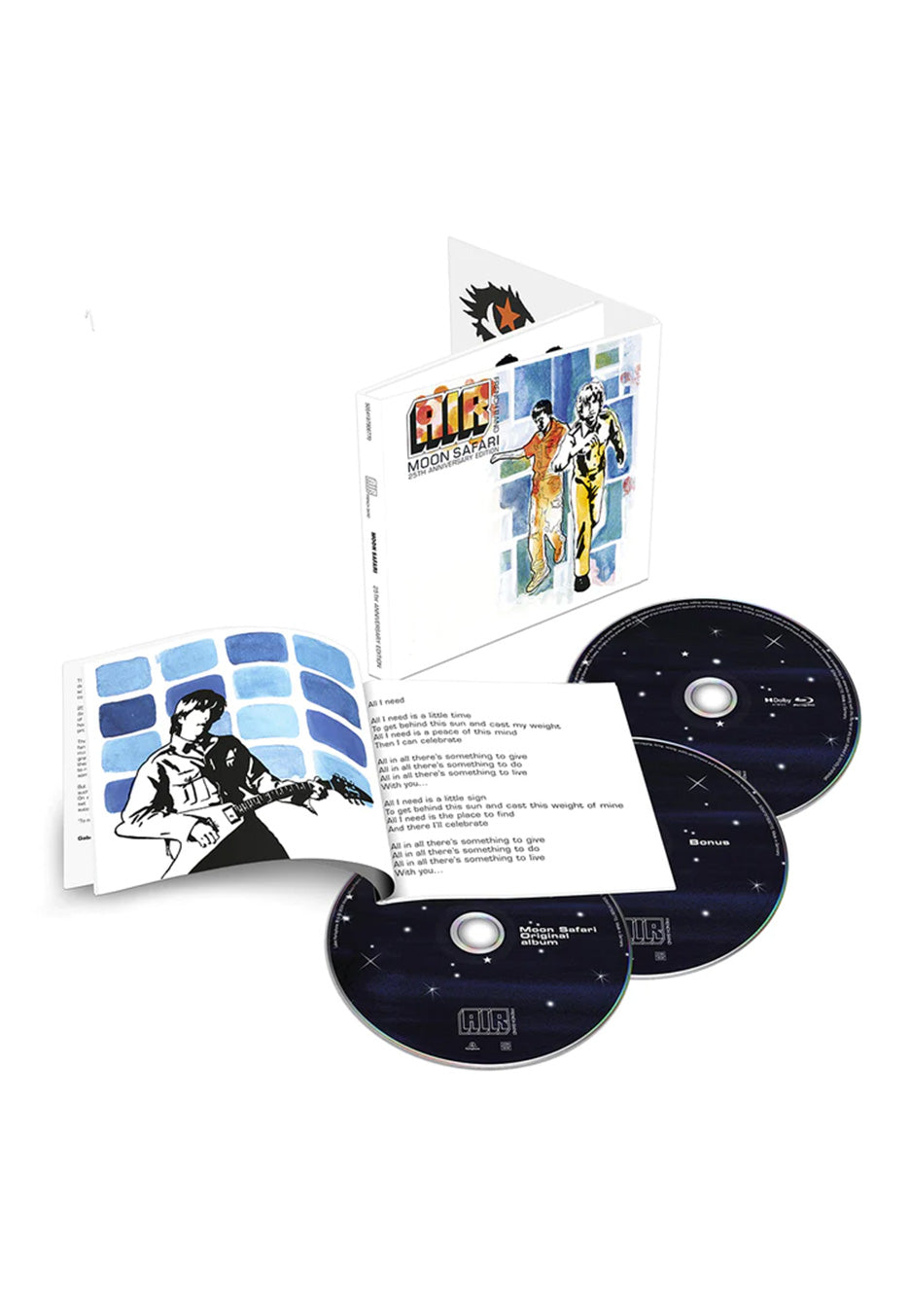 Air - Moon Safari (25th Anniversary Edition) - Digipak 2 CD + Blu-Ray | Neutral-Image