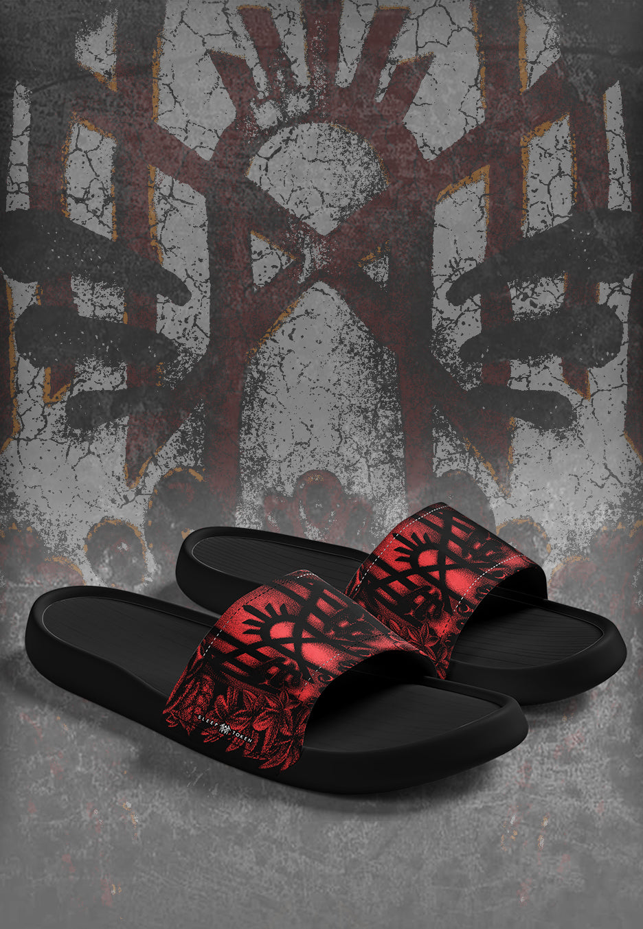 Sleep Token - Black Heart - Slides | Men-Image