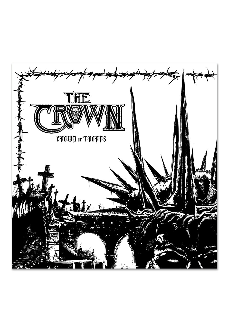 The Crown Crown Of Thorns White/Black - Marbled Vinyl | Impericon