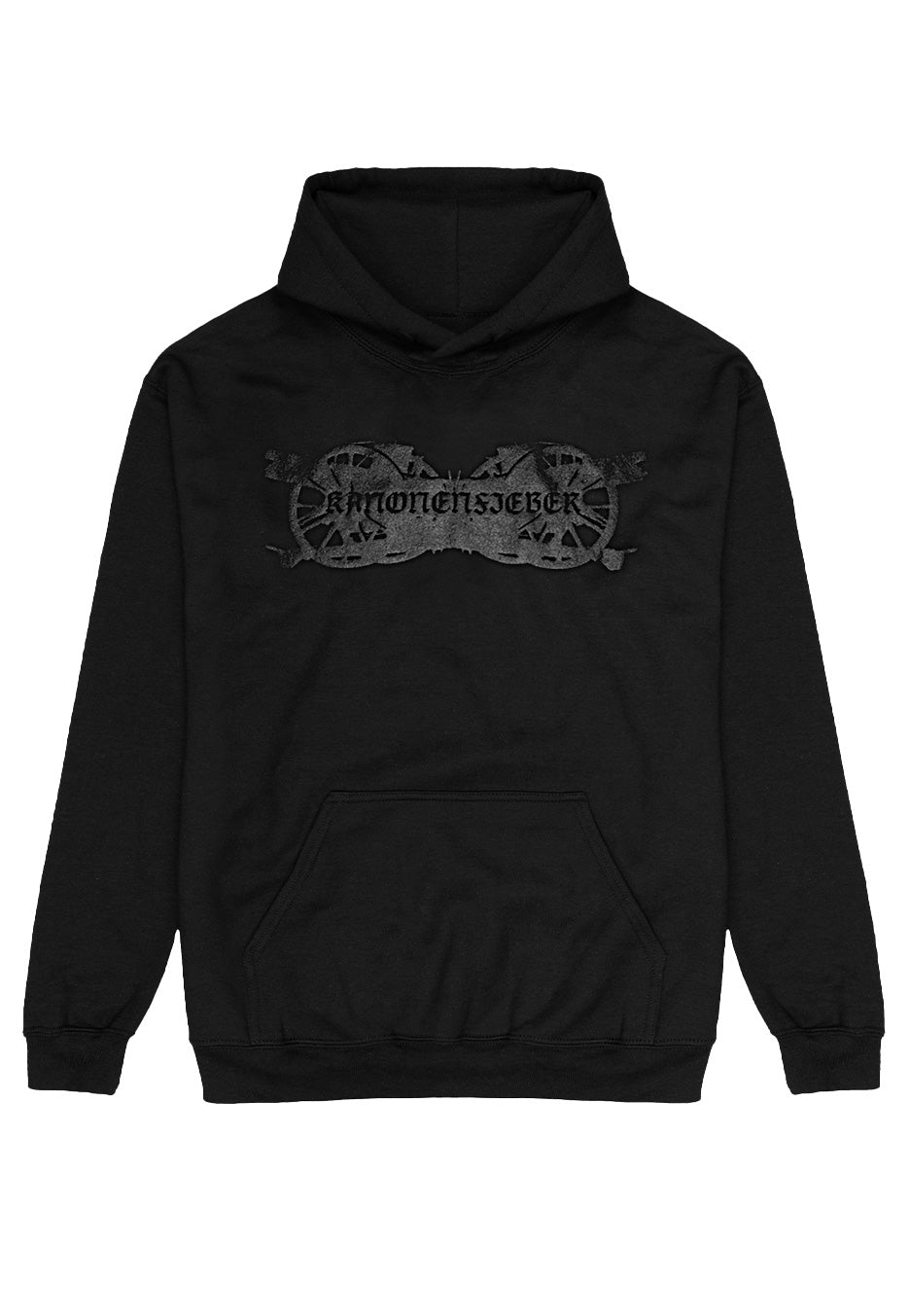 Kanonenfieber - Logo Limited Black On Black - Hoodie | Neutral-Image