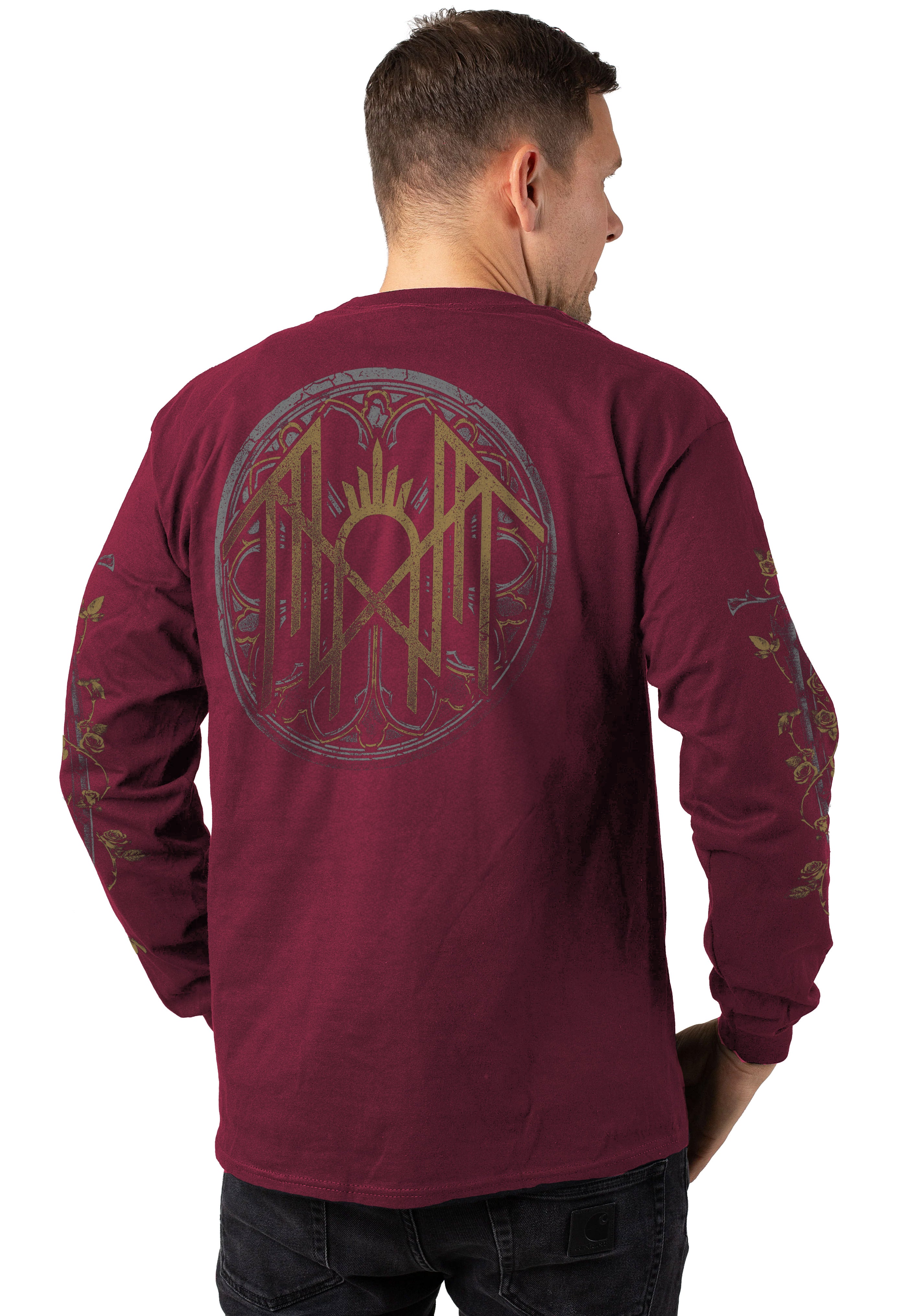 Sleep Token - Swords Maroon - Longsleeve | Men-Image