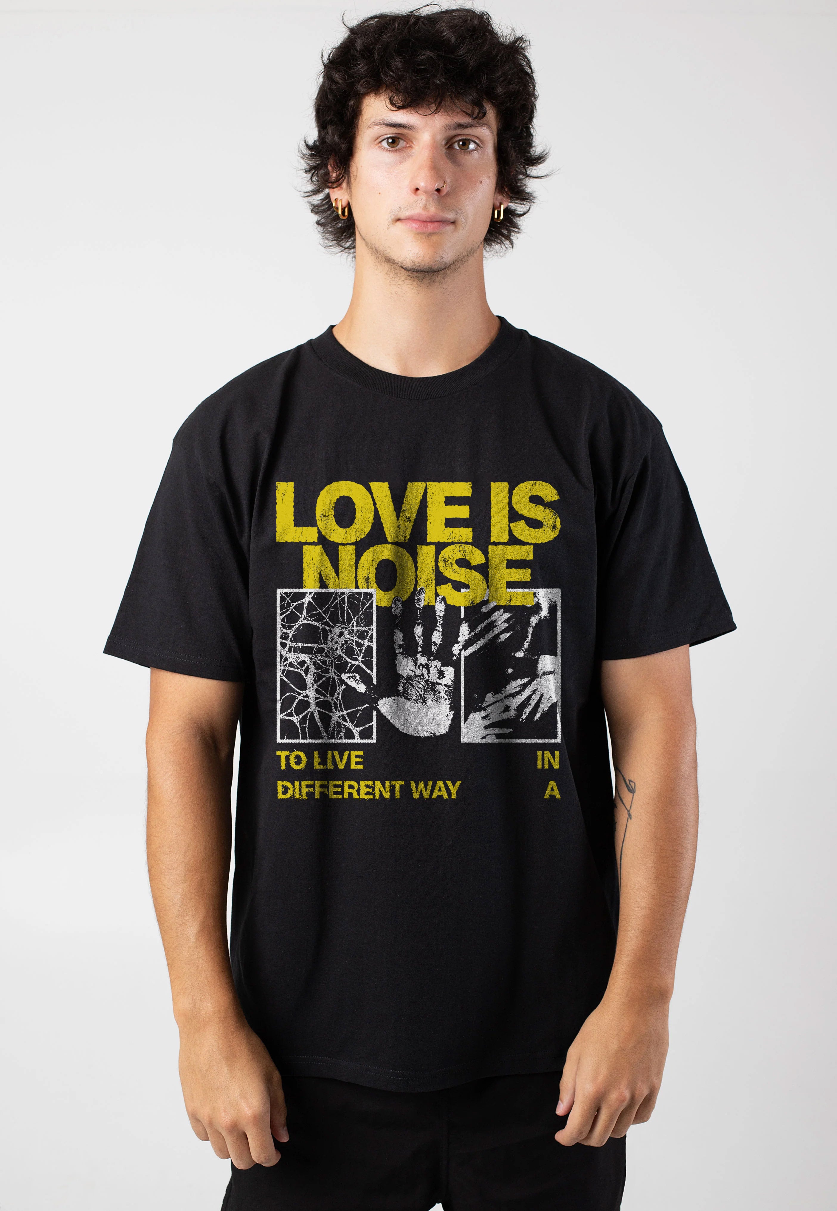 Love Is Noise - Hand - T-Shirt | Men-Image