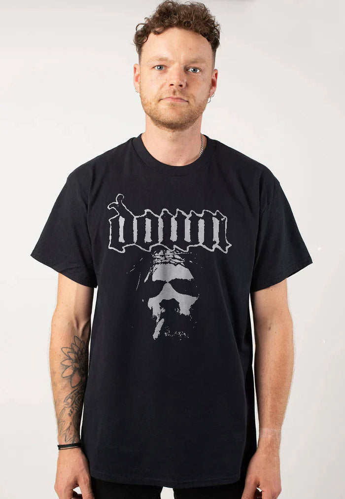 Down - Face - T-Shirt | Men-Image