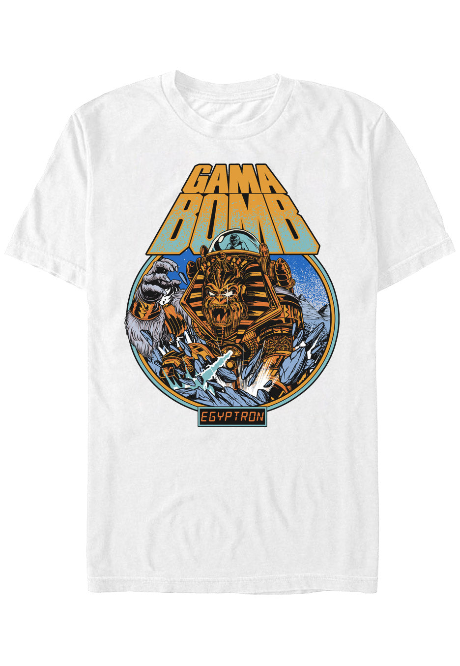 Gama Bomb - Egyptron White - T-Shirt | Neutral-Image