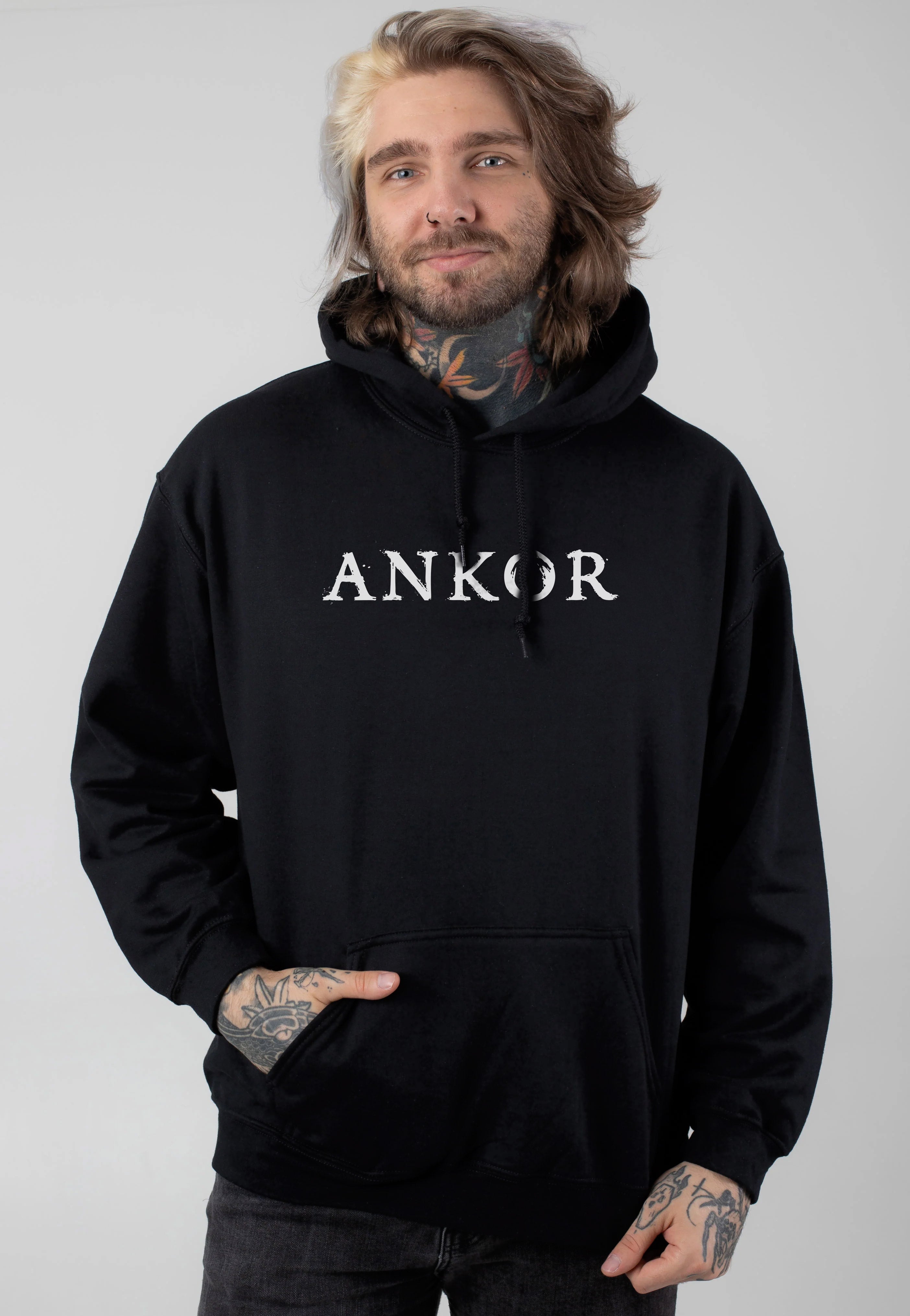 Ankor - Logo / Mask - Hoodie | Men-Image
