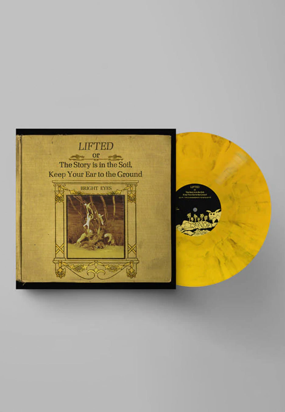 Bright Eyes - Lifted or the Story is in the Soil, Keep Your Ear Ltd. Yellow & Black - Marbled 2 Vinyl | Neutral-Image