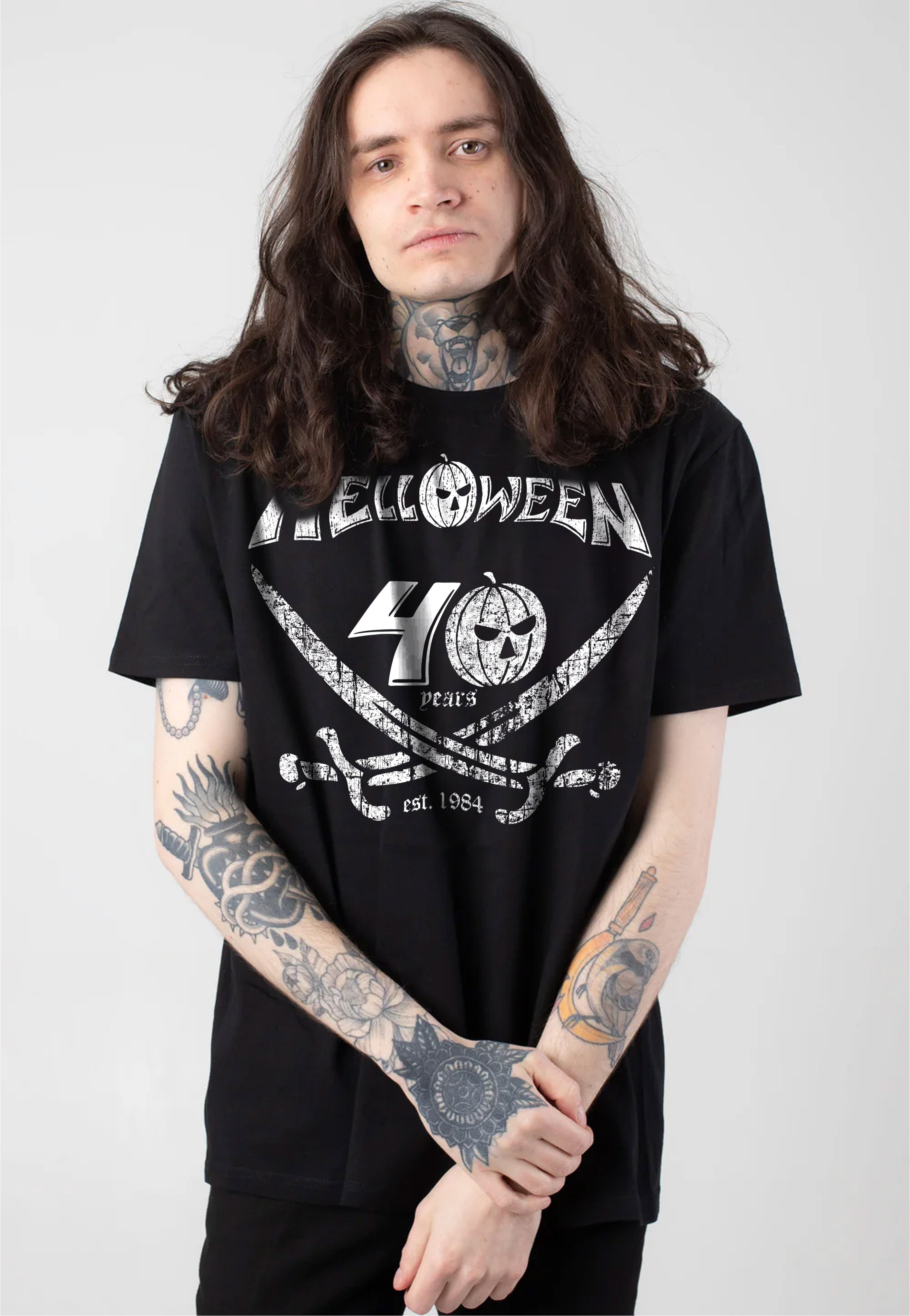 Helloween - Pumpkin Pirate 40 Years - T-Shirt  | Men-Image