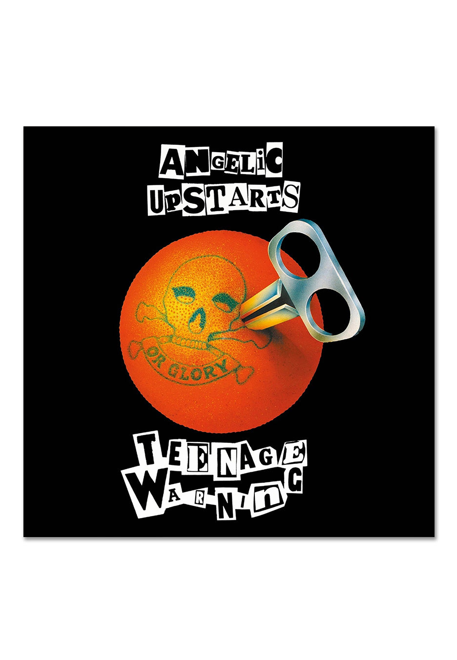 ANGELICUPSTARTS 見本盤 TEENAGEWARNING Angelic Upstarts Teenage Warning Ltd. Orange - Colored Vinyl