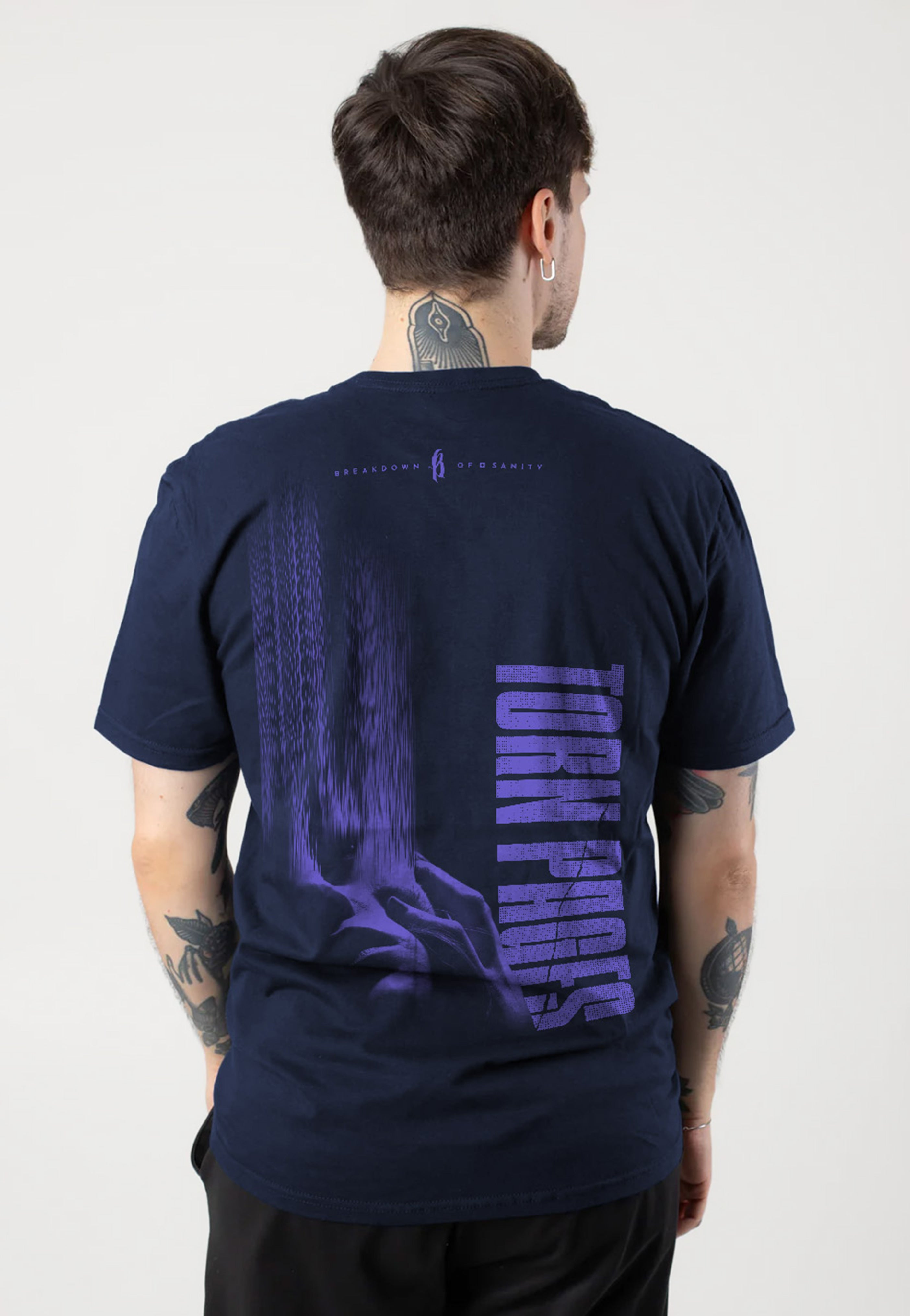 Breakdown Of Sanity - Purple Girl Dark Navy - T-Shirt | Neutral-Image