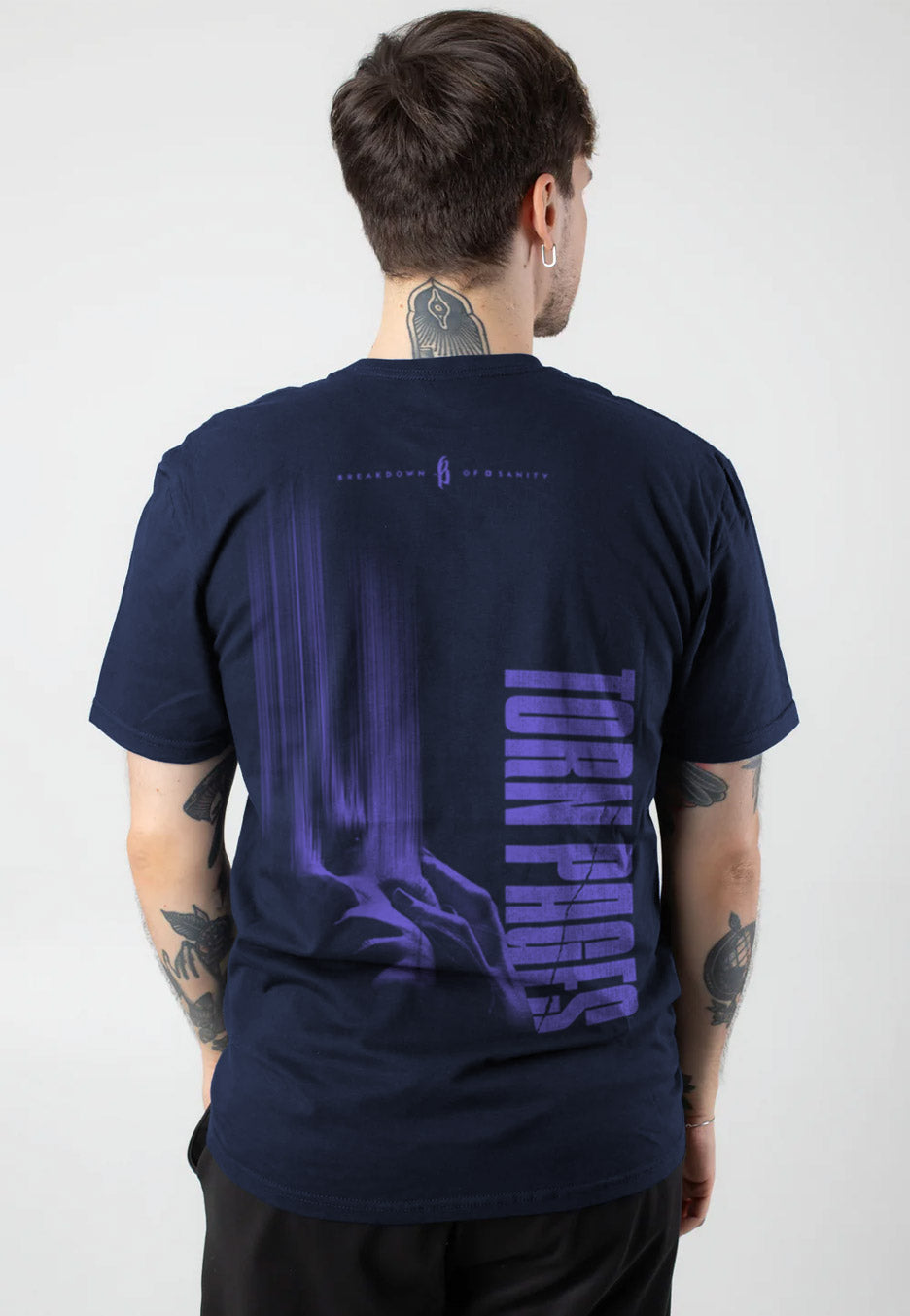 Breakdown Of Sanity - Purple Girl Dark Navy - T-Shirt | Neutral-Image