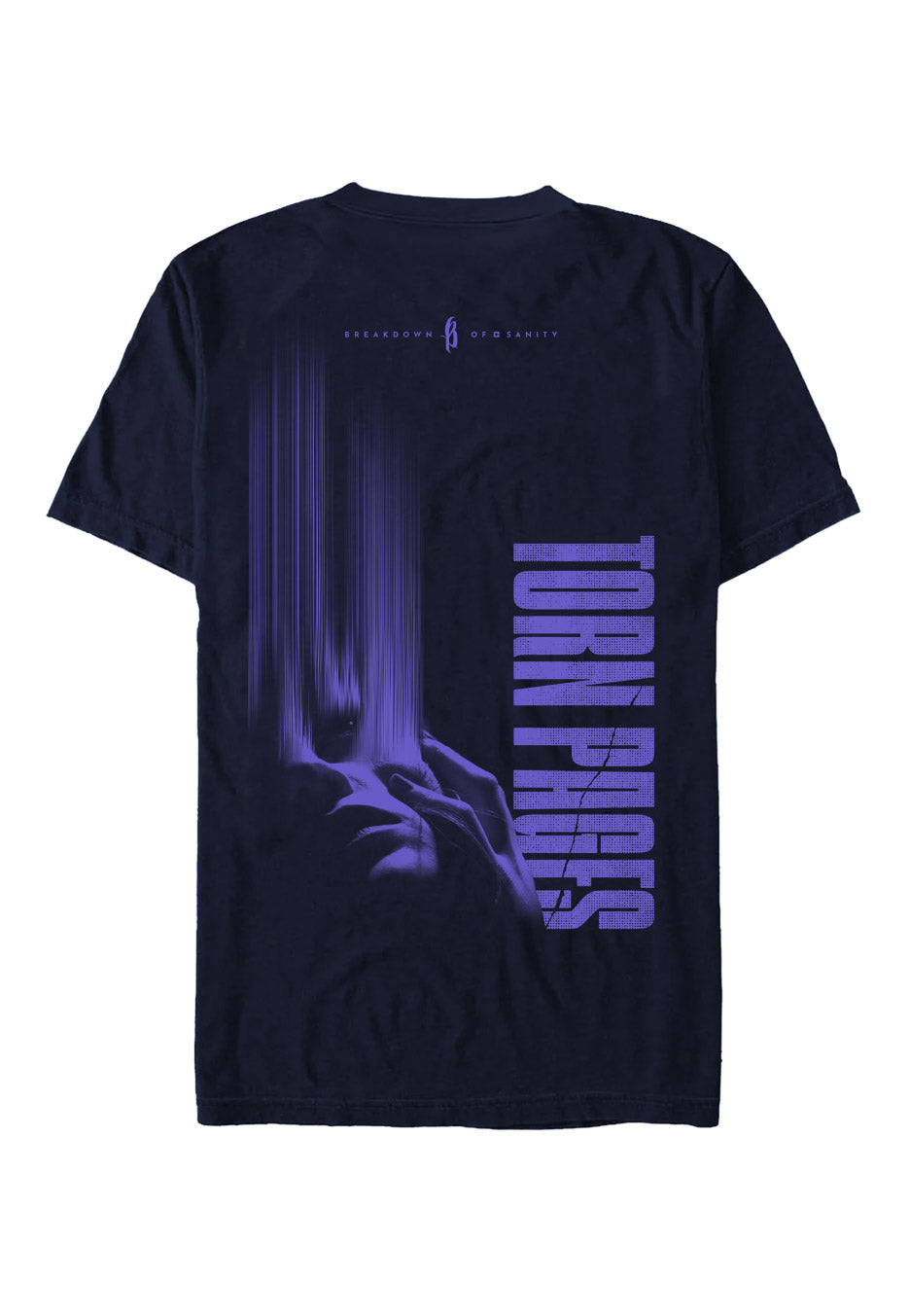 Breakdown Of Sanity - Purple Girl Dark Navy - T-Shirt | Neutral-Image