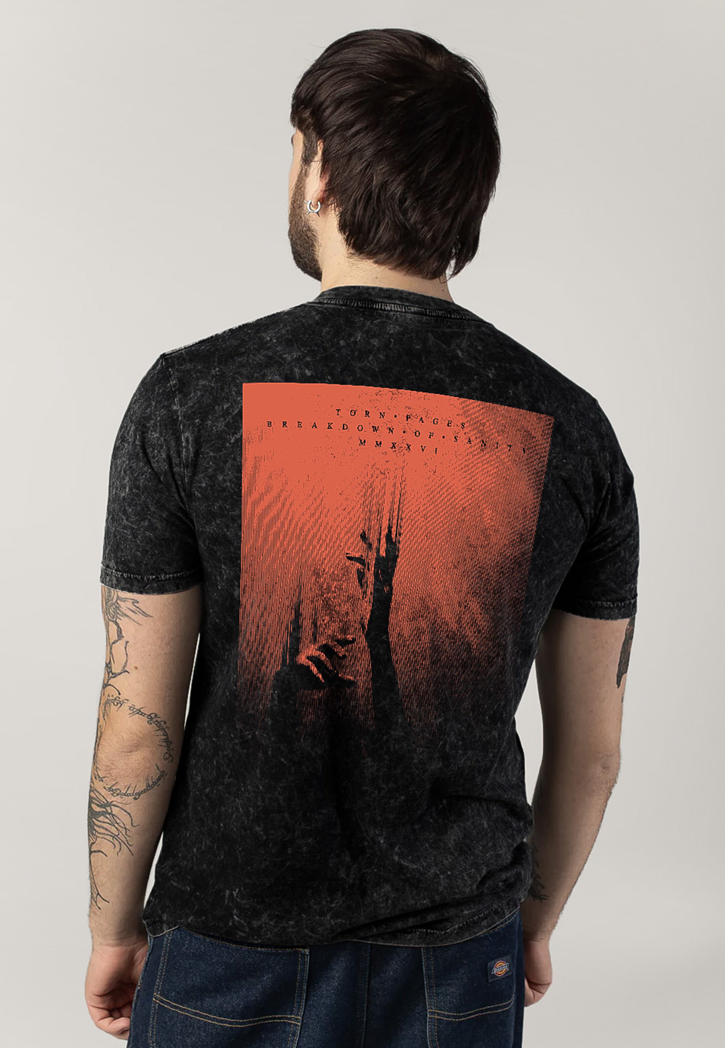 Breakdown Of Sanity - Torn Pages Acid Washed - T-Shirt | Neutral-Image