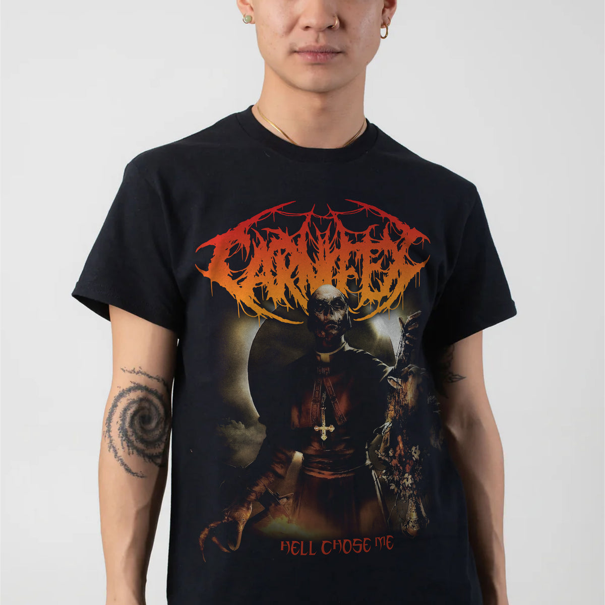 モリガン メキシカンブート エターナル CAPCON Tシャツ Carnifex Hell Chose Me - T-Shirt | Impericon