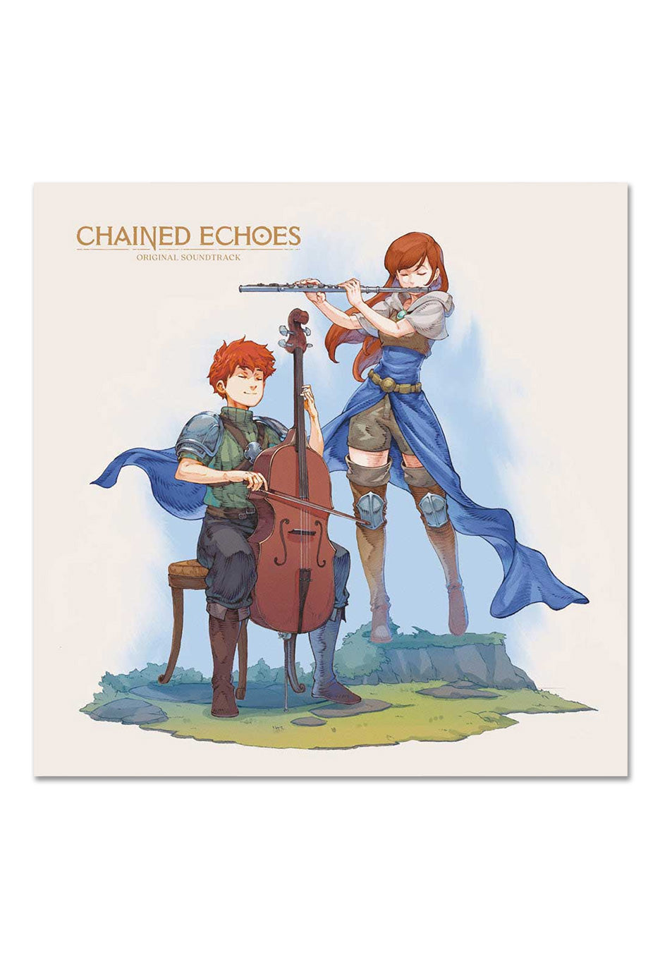 Chained Echoes - Chained Echoes OST (Eddie Marianukroh) Ltd. Blue & Yellow & Green - Colored 3 Vinyl | Neutral-Image