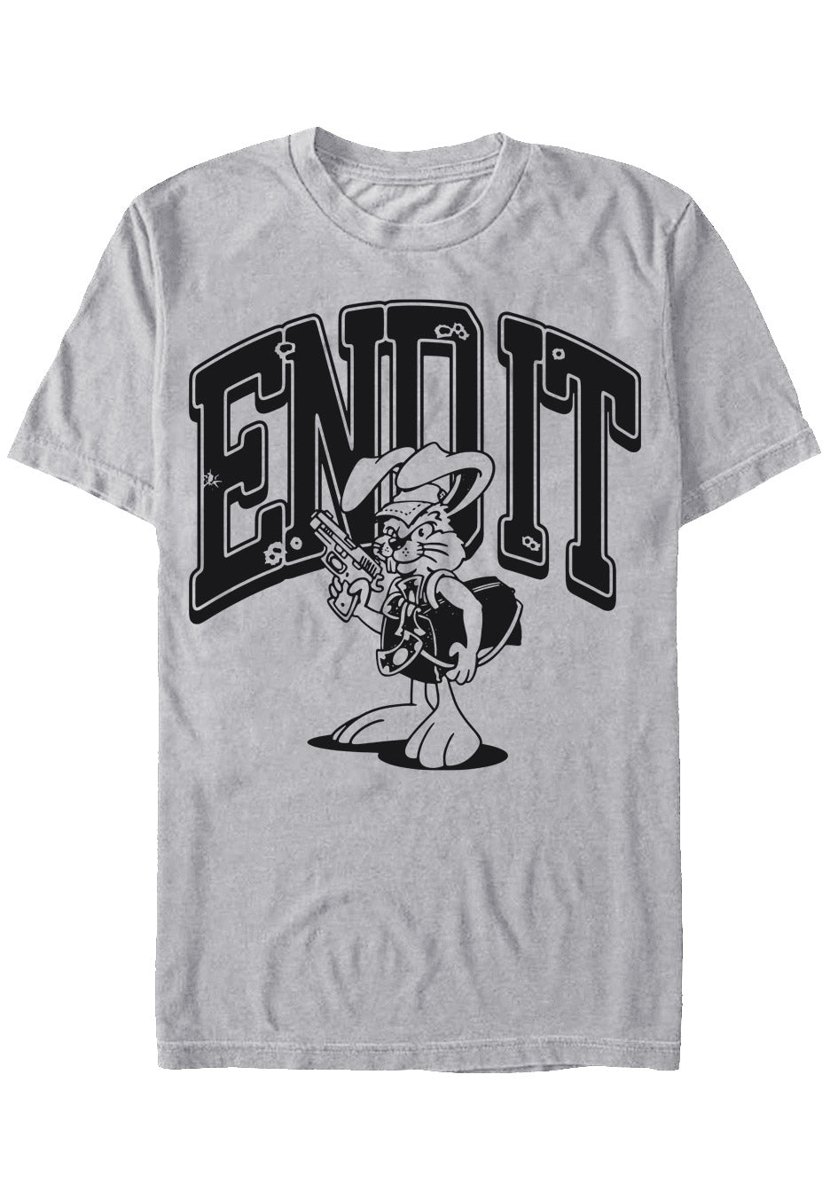End It - Bunny Sportsgrey - T-Shirt | Neutral-Image