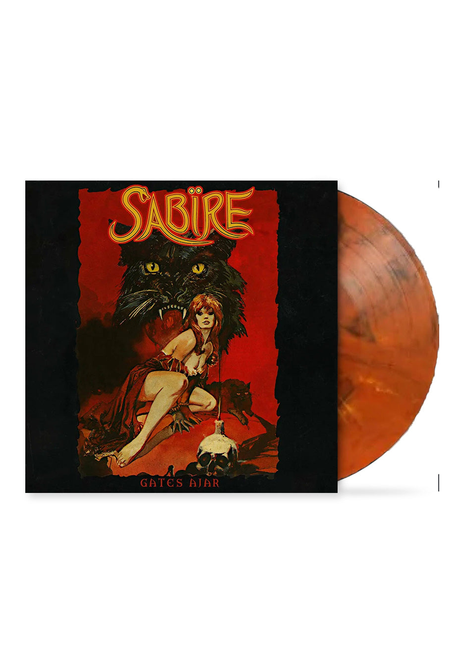 Sabire - Gates Ajar Ltd- Orange/Black - Marbled Vinyl | Neutral-Image