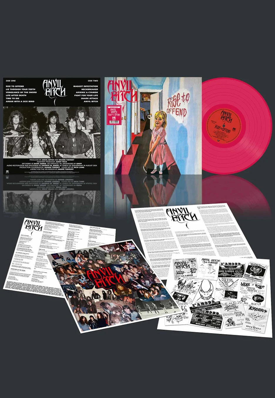 Anvil Bitch - Rise To Offend Ltd. Magenta - Colored Vinyl | Neutral-Image
