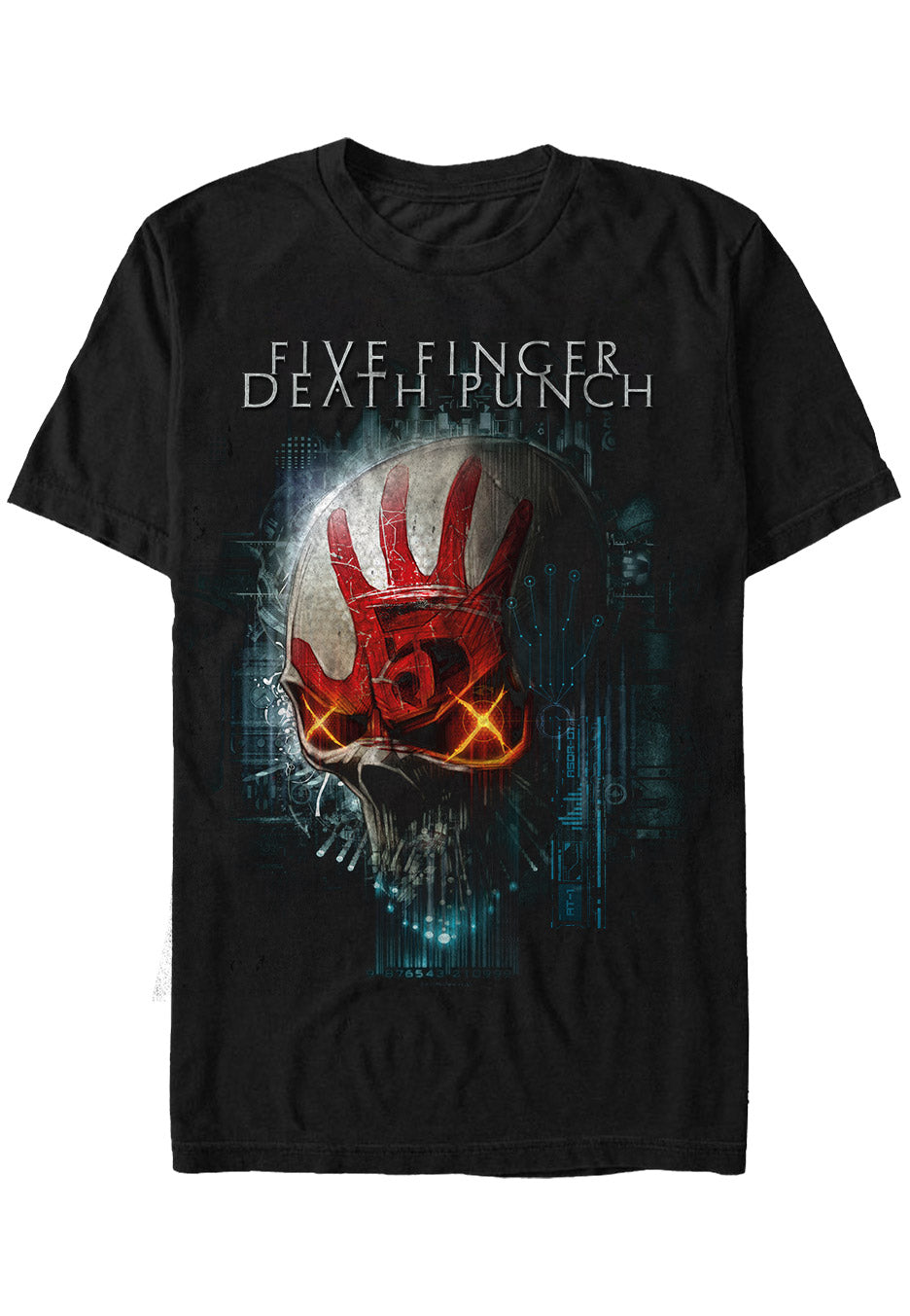 Five Finger Death Punch - Interface Skull - T-Shirt | Neutral-Image