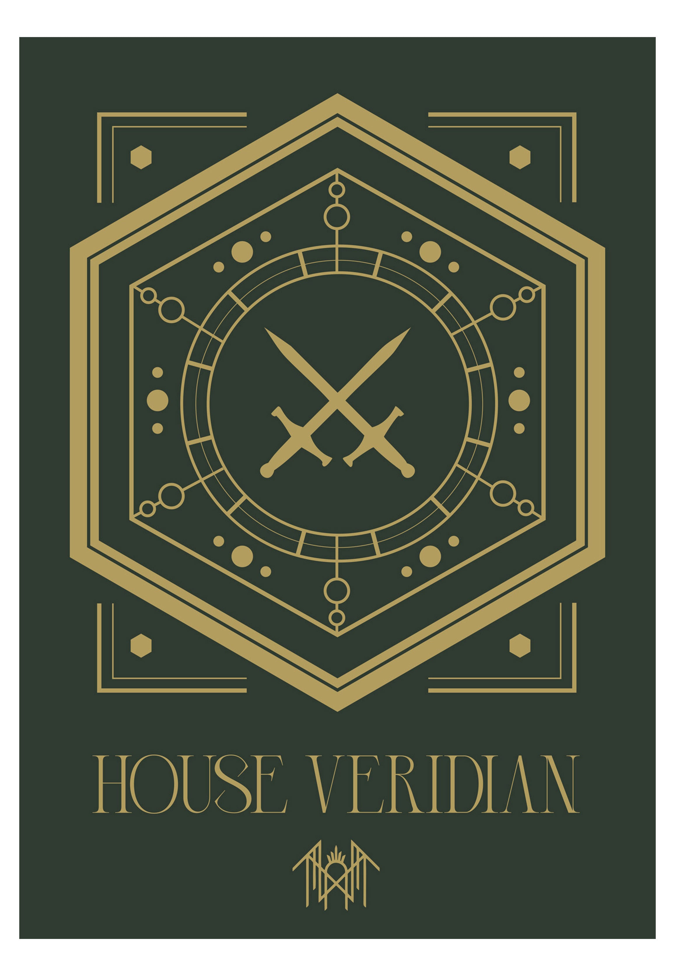 Sleep Token - House Veridian Green - Poster | Neutral-Image