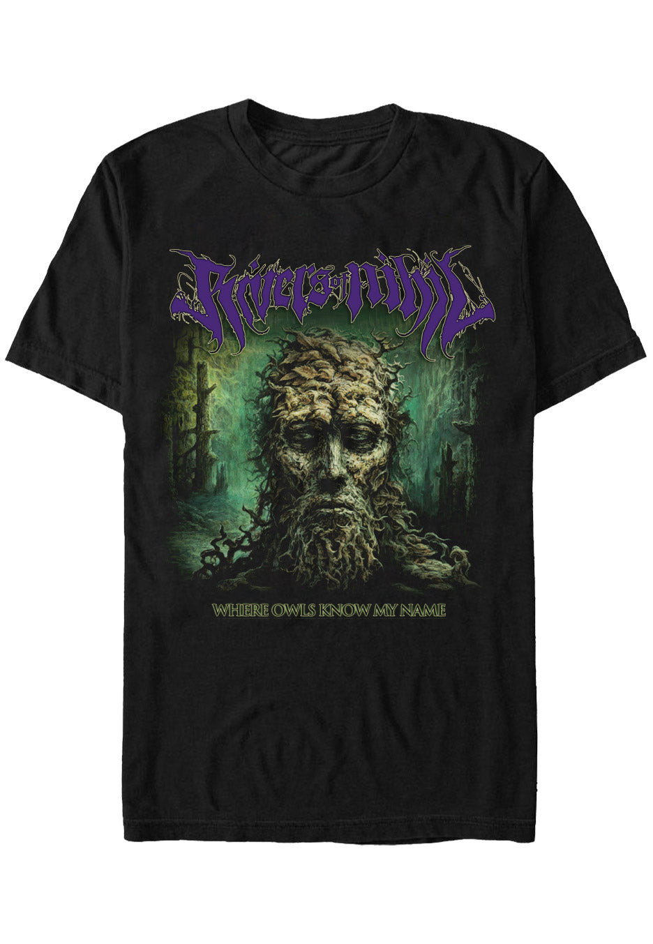 Rivers Of Nihil - Where Owls Know My Name Cover - T-Shirt