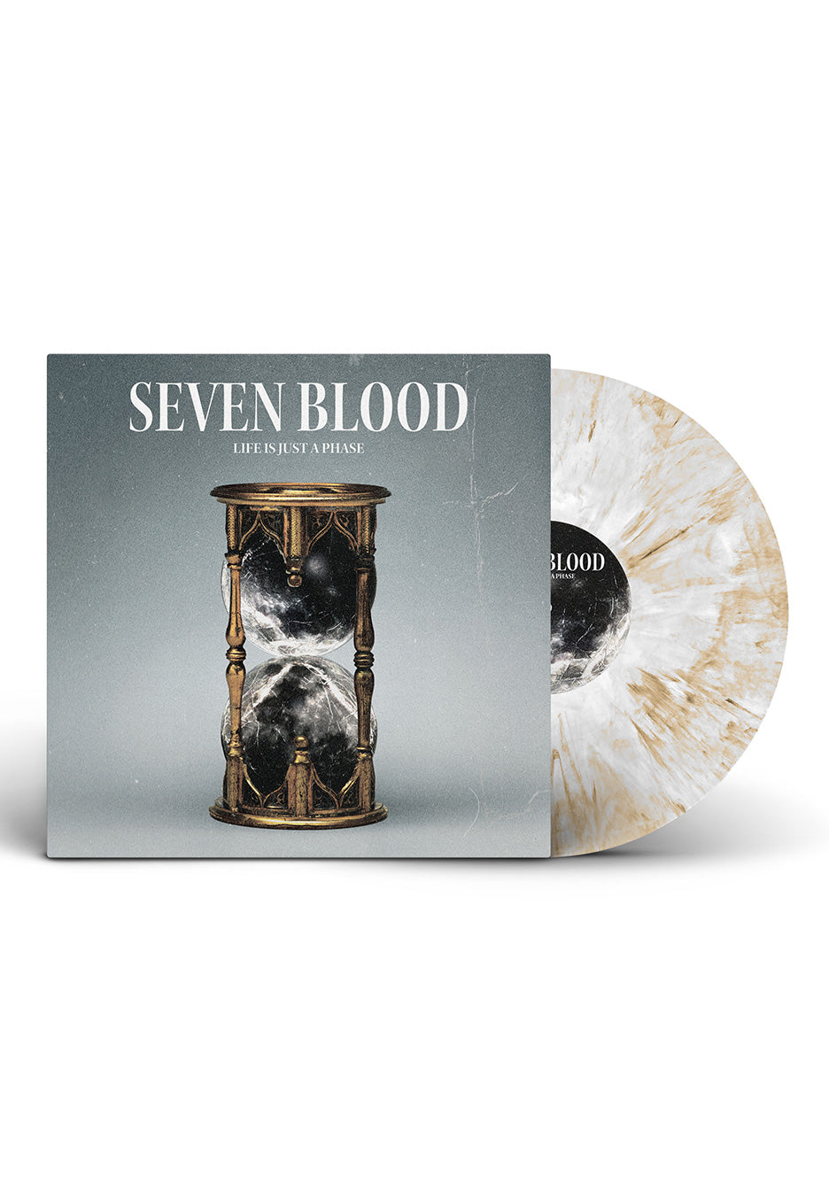 Seven Blood - Life Is Just a Phase White/Gold - Marbled Vinyl | Neutral-Image