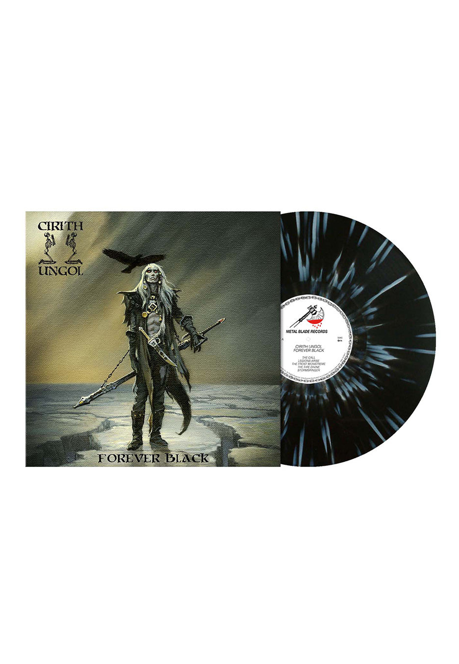 Cirith Ungol - Forever Black Ltd. Black w/ White - Splattered Vinyl | Neutral-Image