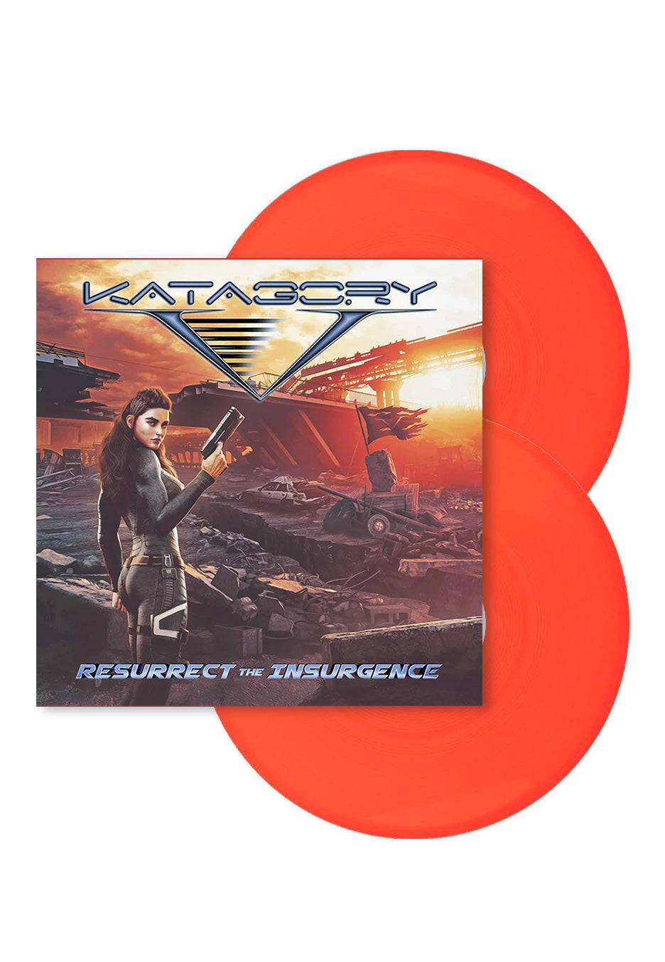 Kategory V - Resurrect The Insurgence Ltd. Neon Orange - Colored 2 Vinyl | Neutral-Image