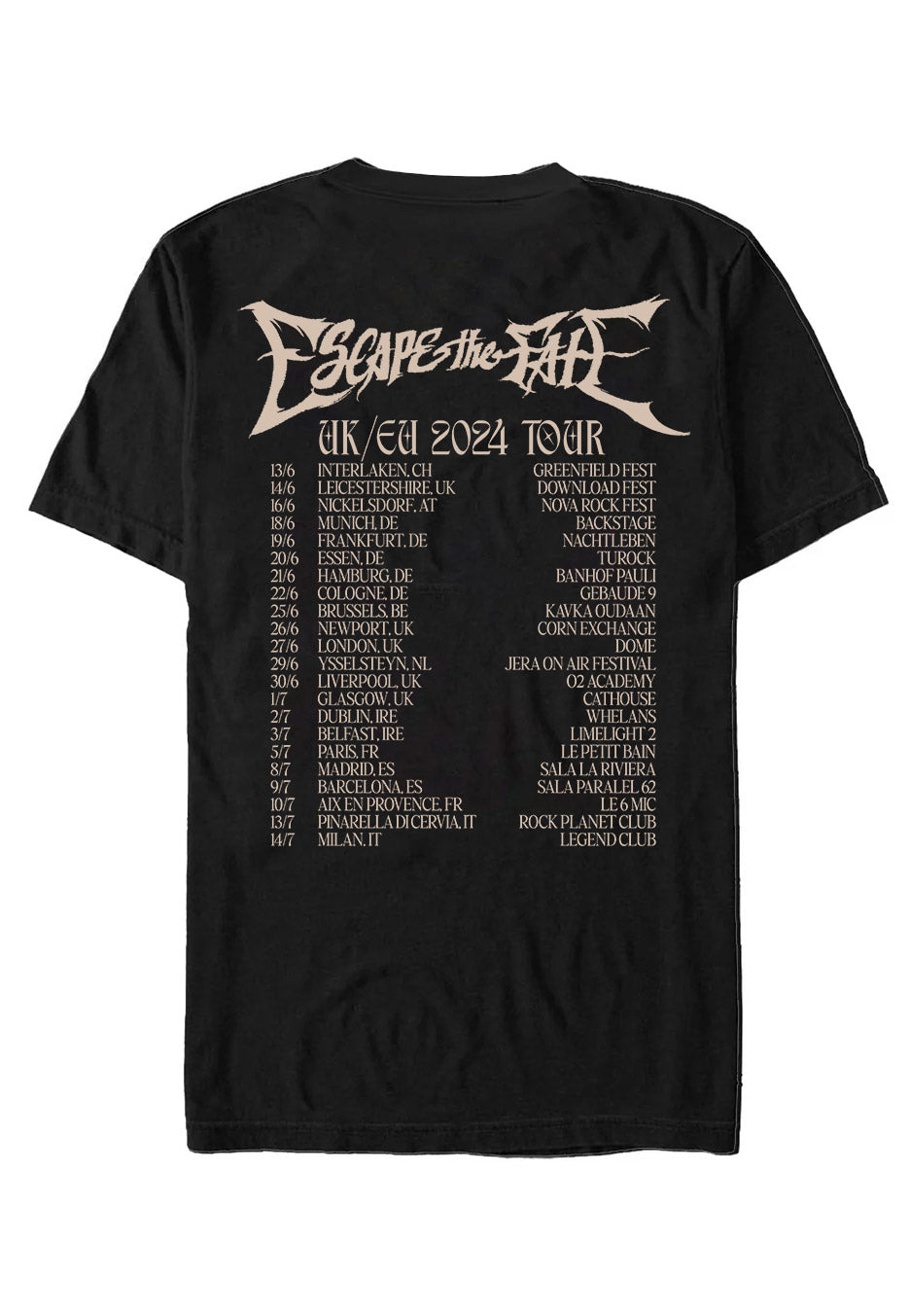 Escape The Fate - Tarot Card 2 - T-Shirt | Neutral-Image