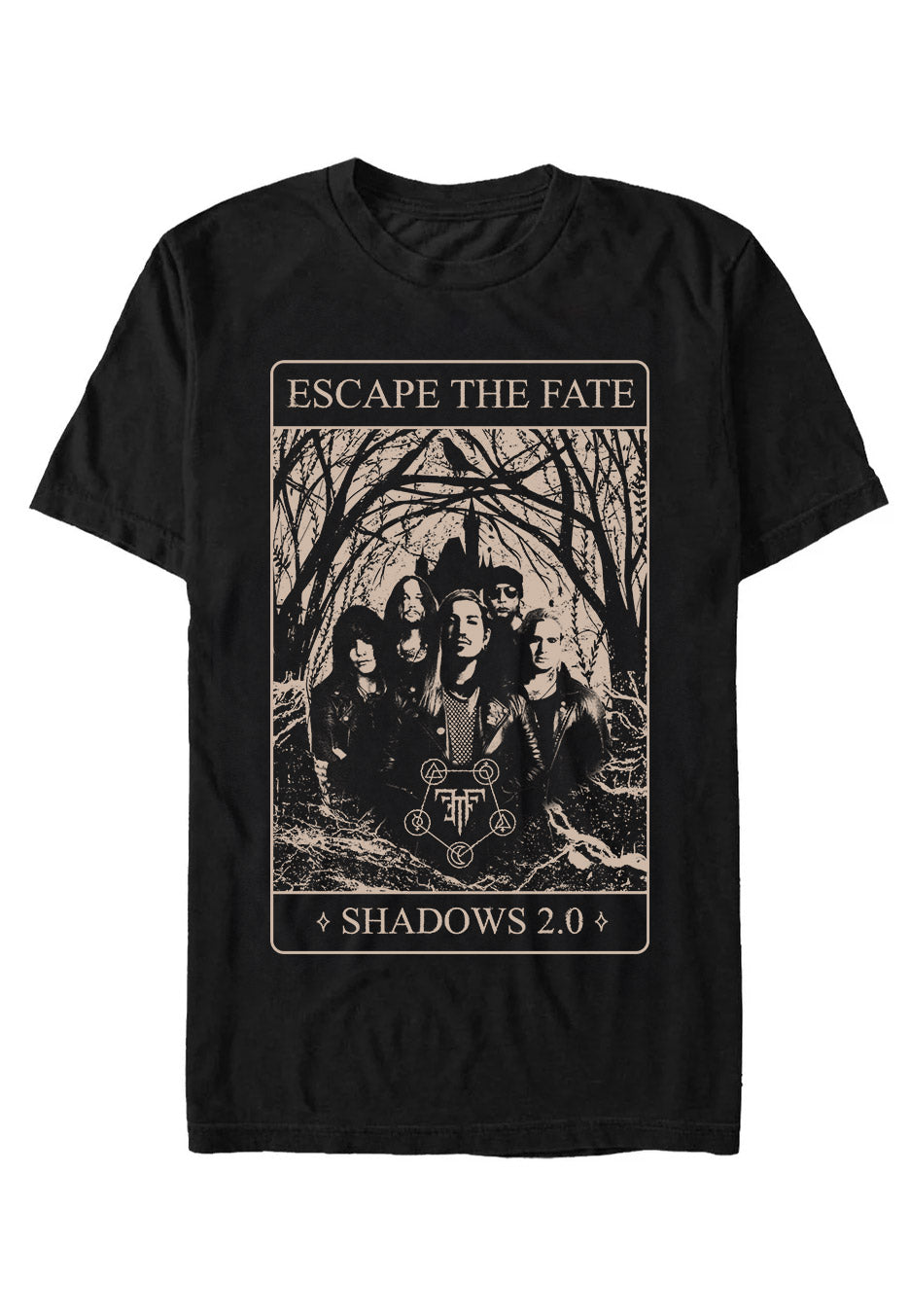 Escape The Fate - Tarot Card 2 - T-Shirt | Neutral-Image