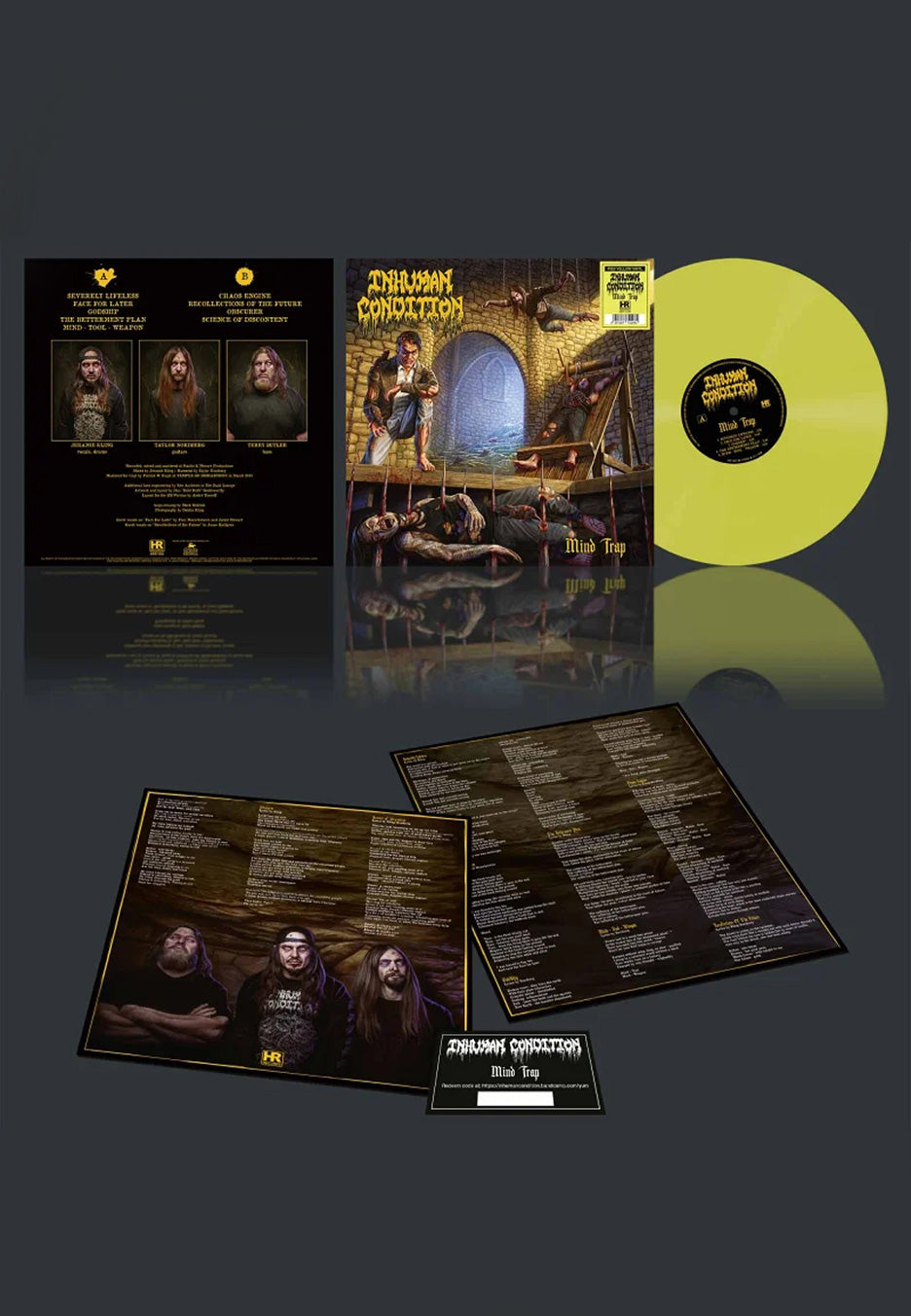 Inhuman Condition - Mind Trap Ltd. Piss Yellow - Colored Vinyl | Neutral-Image