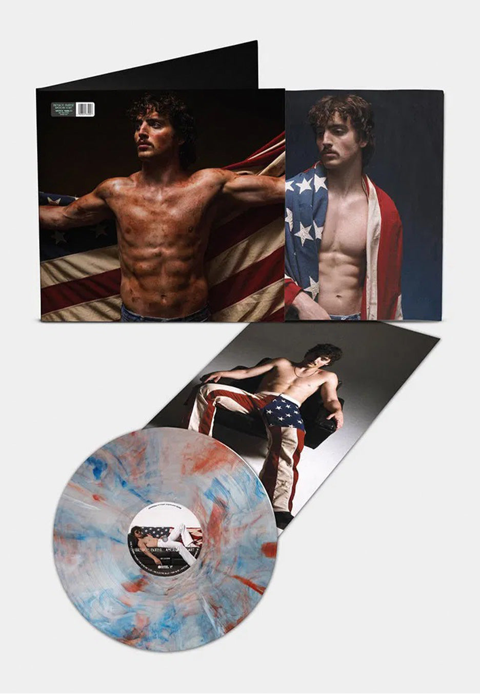 Benson Boone - American Heart Ltd. Red/White/Blue - Splattered Vinyl | Neutral-Image