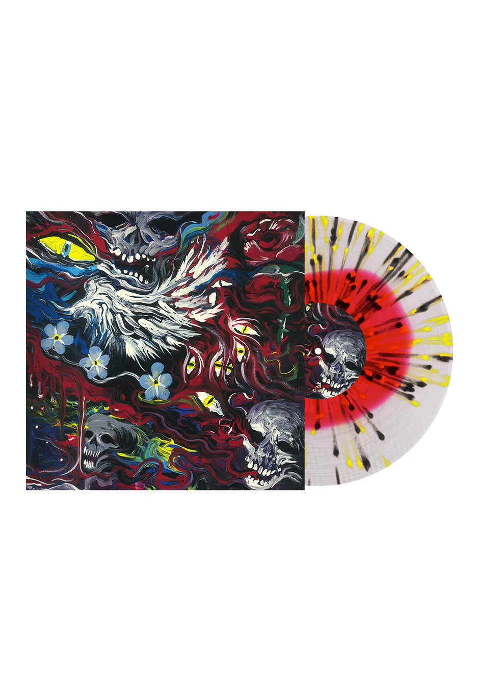 Mugshot - All The Devils Are Here Ltd. Red In Clear w/ Black/Yellow - Splattered Vinyl | Neutral-Image
