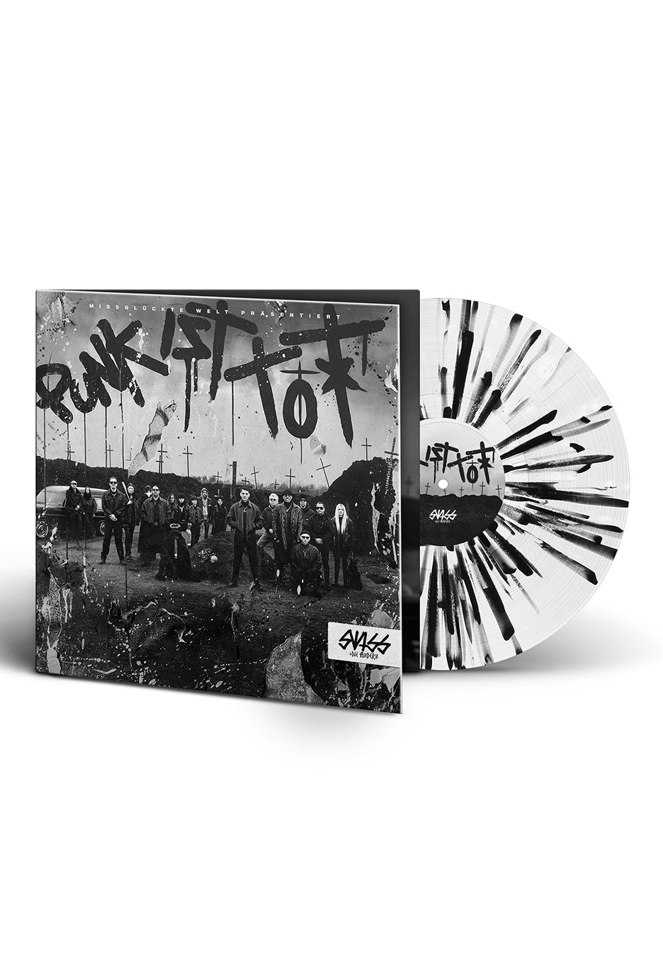 Swiss + Die Andern - Punk ist tot Ltd. White w/ Black - Splattered Vinyl | Neutral-Image