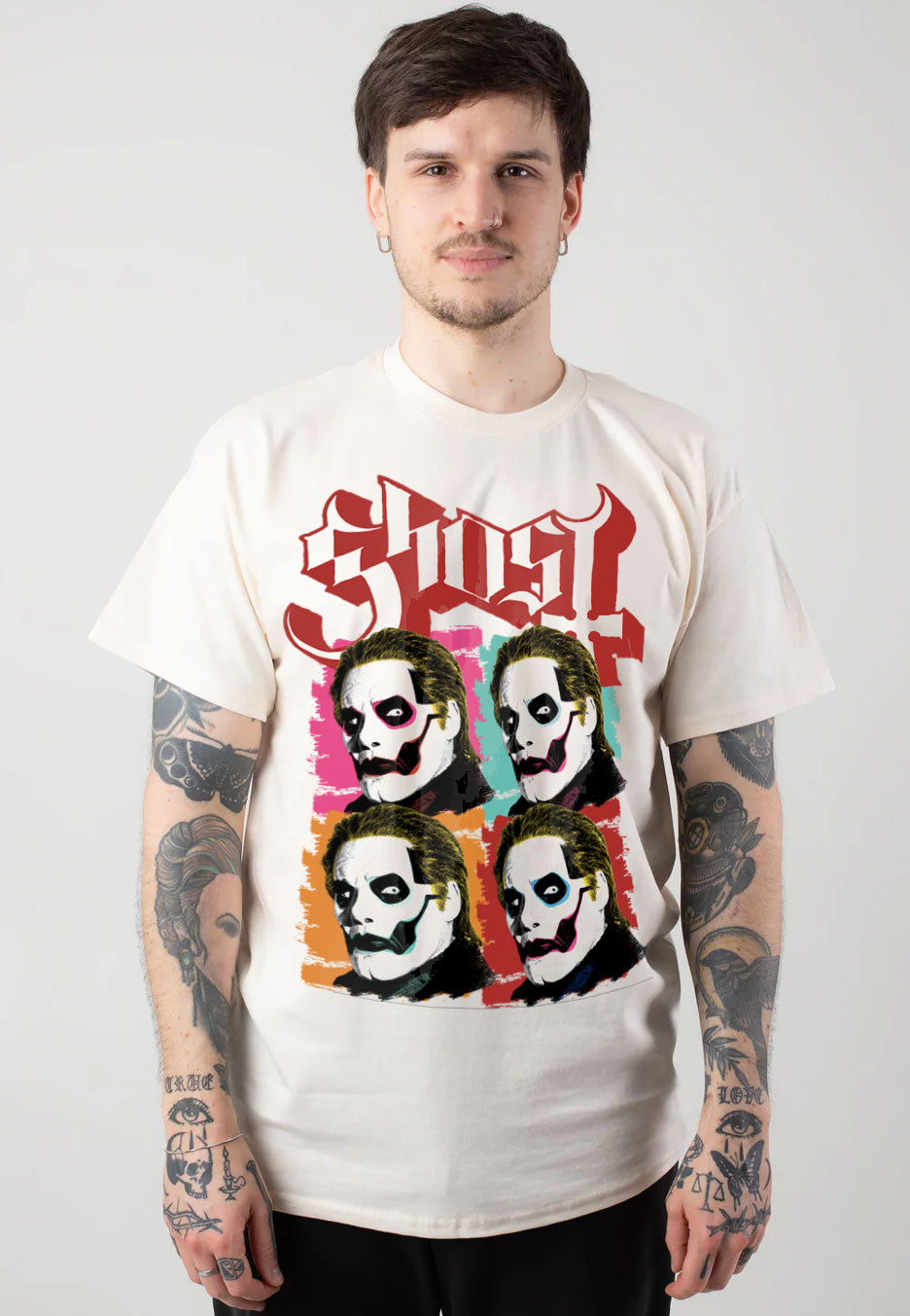 Ghost - Pop Art Papa Off White - T-Shirt | Men-Image