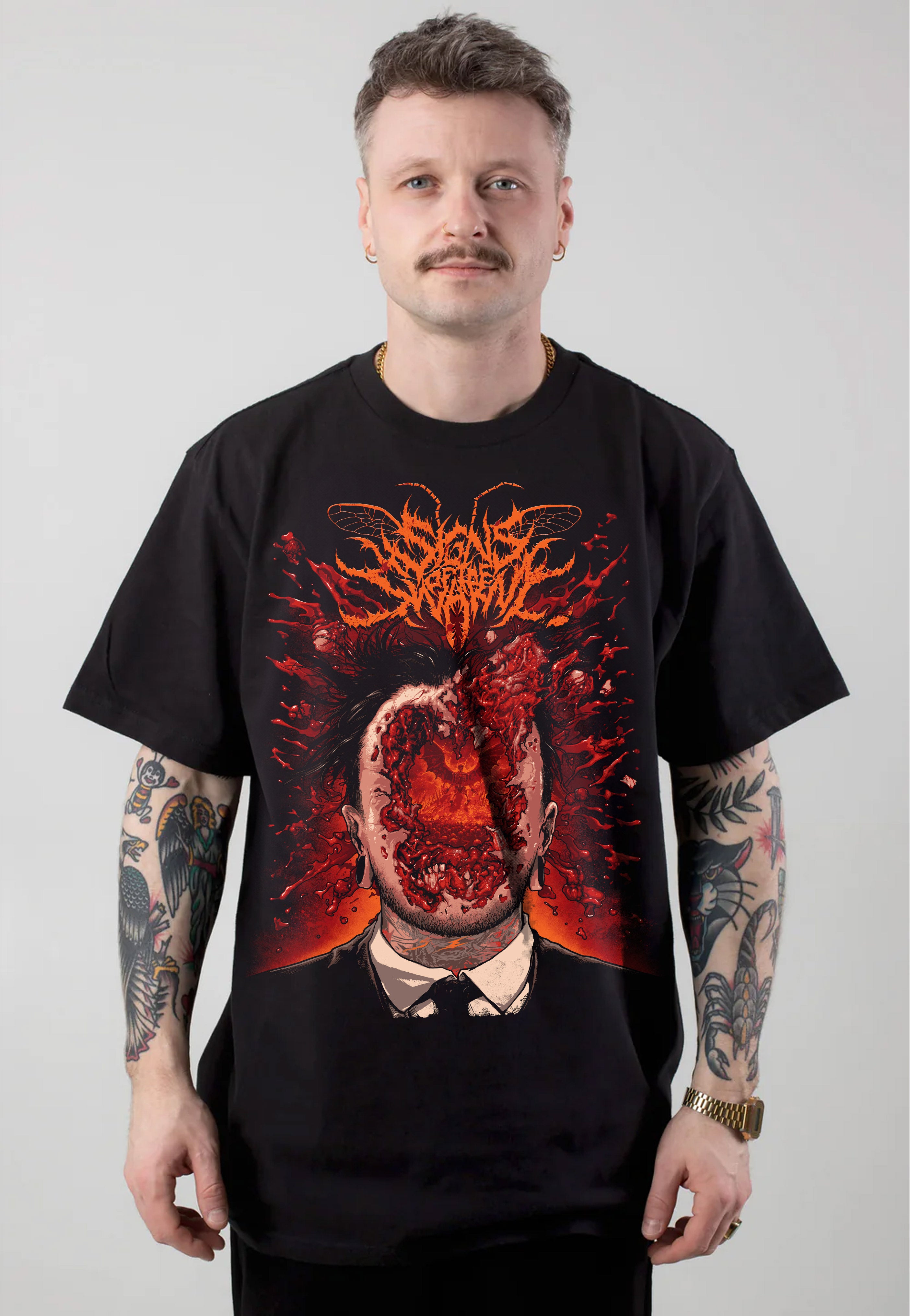 Signs Of The Swarm - Hell Must Fear Me - T-Shirt | Men-Image