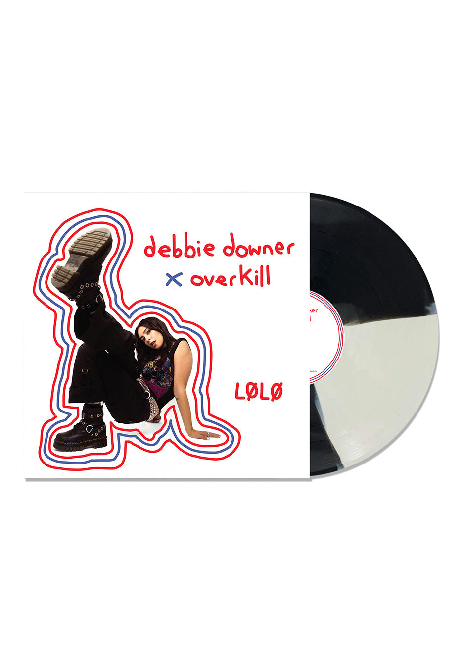 LØLØ - debbie downer / overkill black & white quad - Colored Vinyl | Neutral-Image